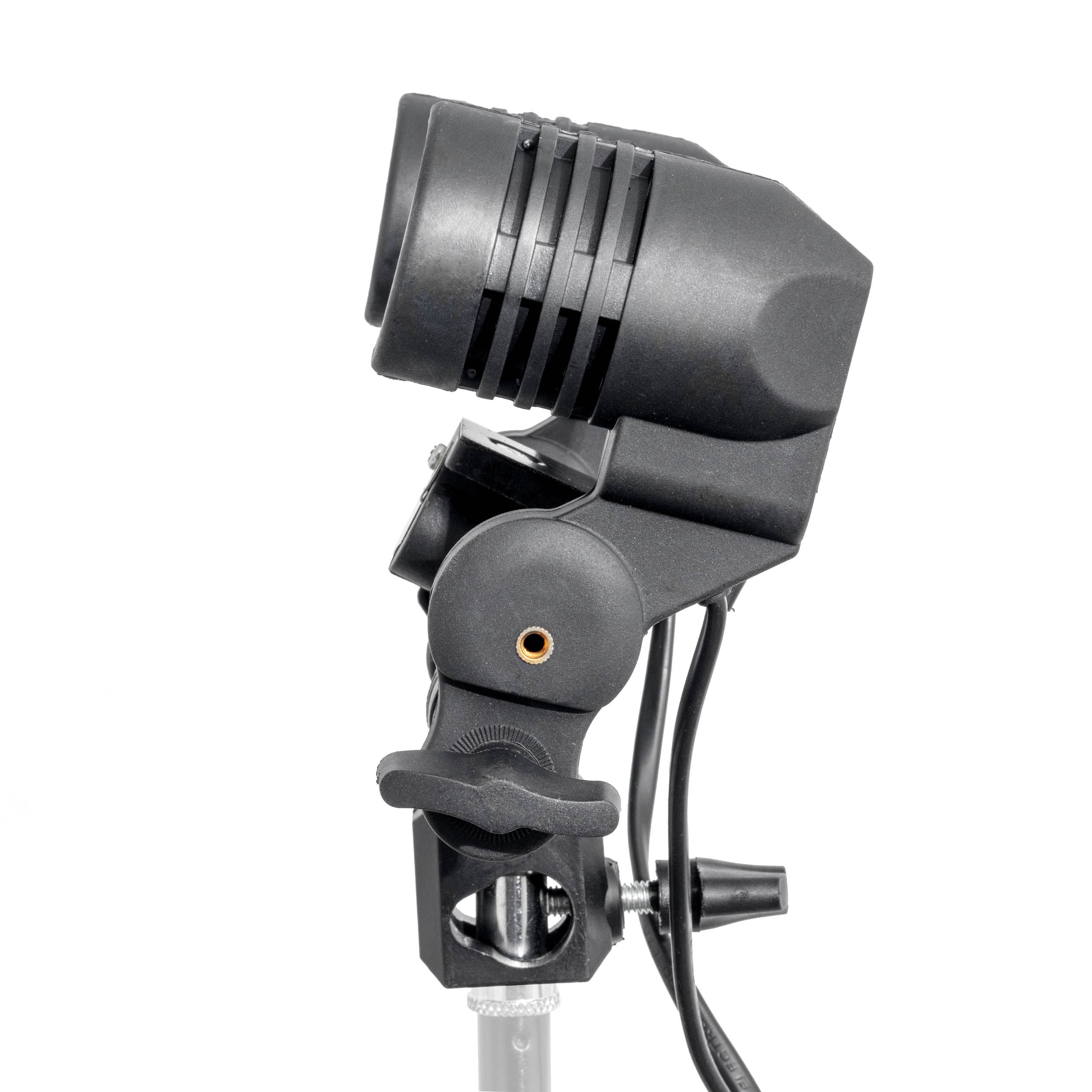DUOLiTE Dual E27 Continuous Lighting Head - Professional Studio Light for Photography & Videography (Bulbs Not Included) - Perfect for YouTube Videos, Product Shoots & Home Studios
