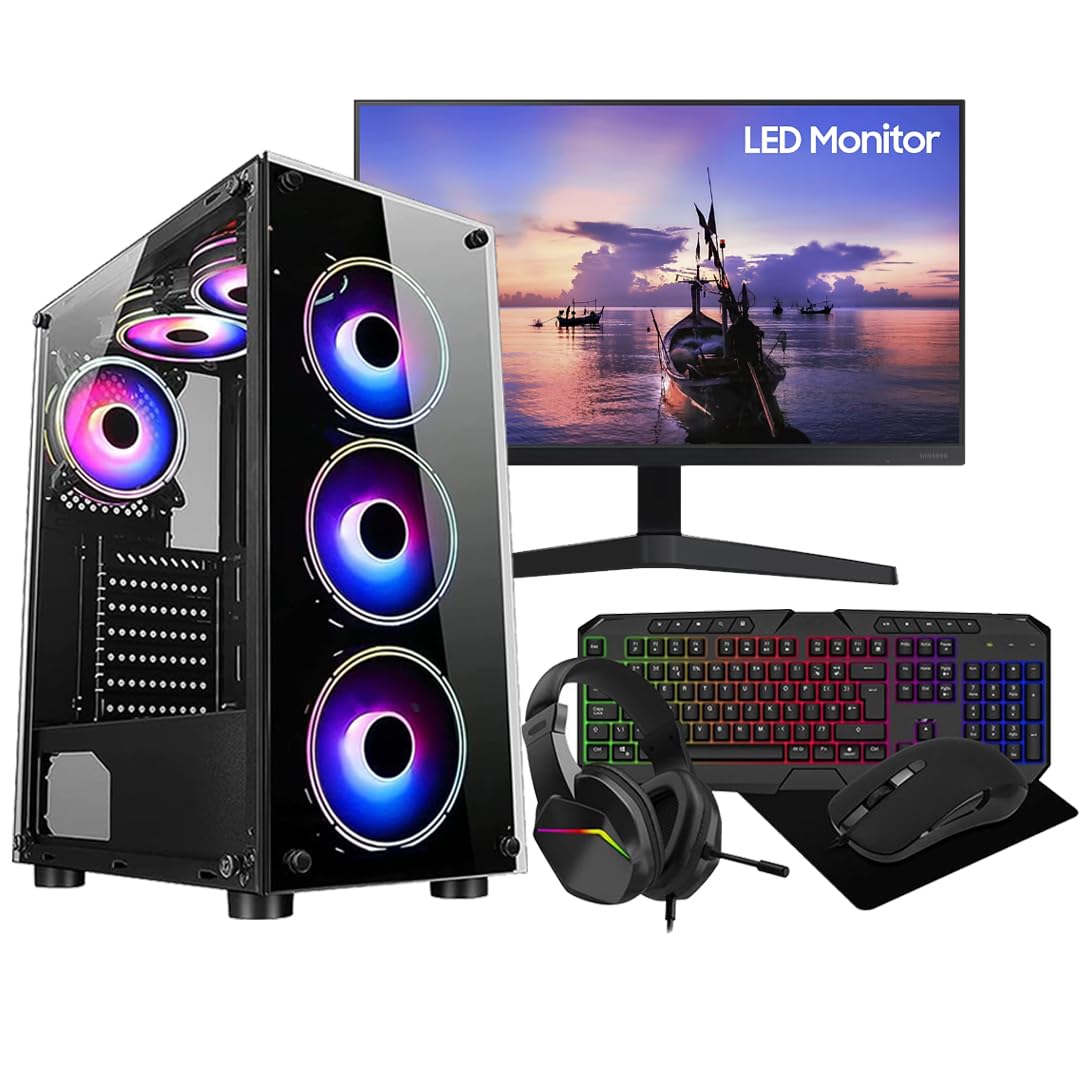 Ryzen 5 Gaming PC Bundle with RTX 3050 & 22