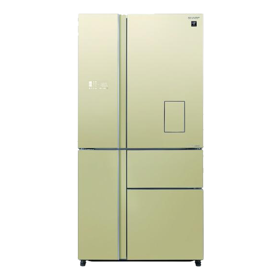 Sharp SJ FX660W CG 650L Multi-Door Refrigerator - Energy Efficient, Spacious Design for Large Families | Perfect for Kitchens, Basements & Home Offices + Free Gift Included