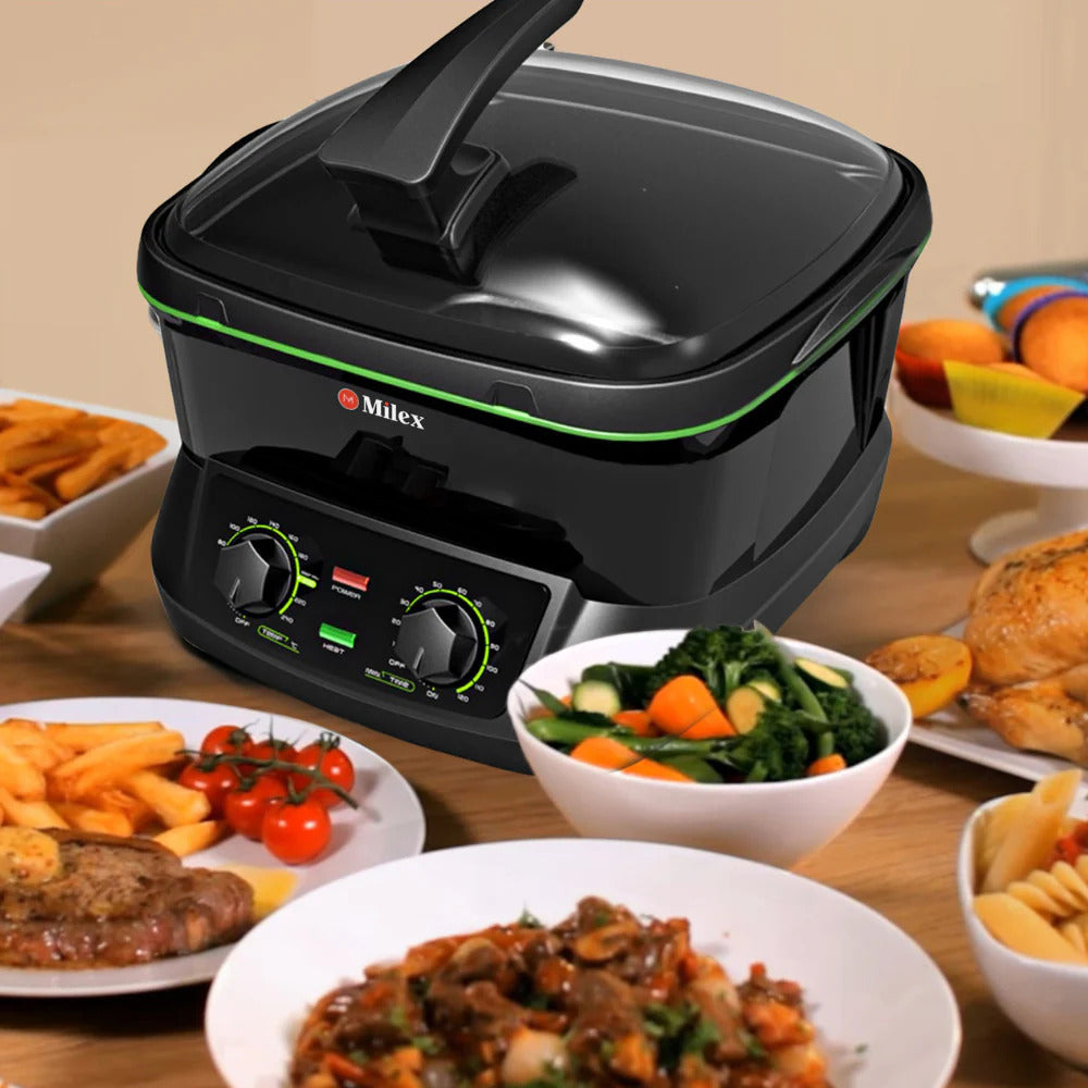 Milex Wonder Chef 18-in-1 Multi-Cooker - Electric Pressure Cooker, Slow Cooker, Rice Cooker & More - Perfect for Meal Prep, Family Dinners & Healthy Cooking