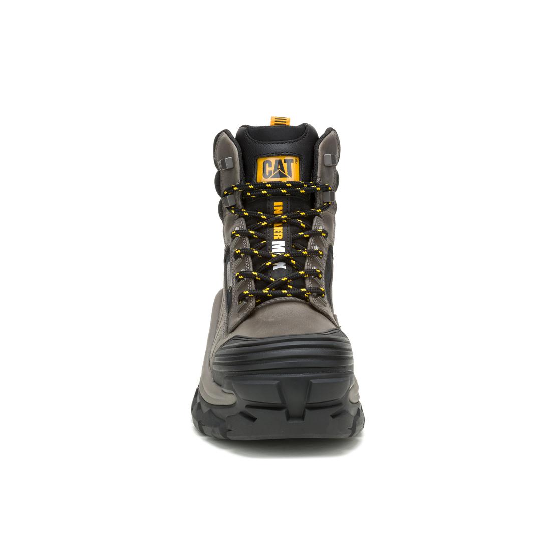 Invader Max Waterproof Composite Toe Work Boots - Safety Shoes for Men, Steel Toe Protection, Slip Resistant & Comfortable for Construction, Warehouse & Outdoor Work