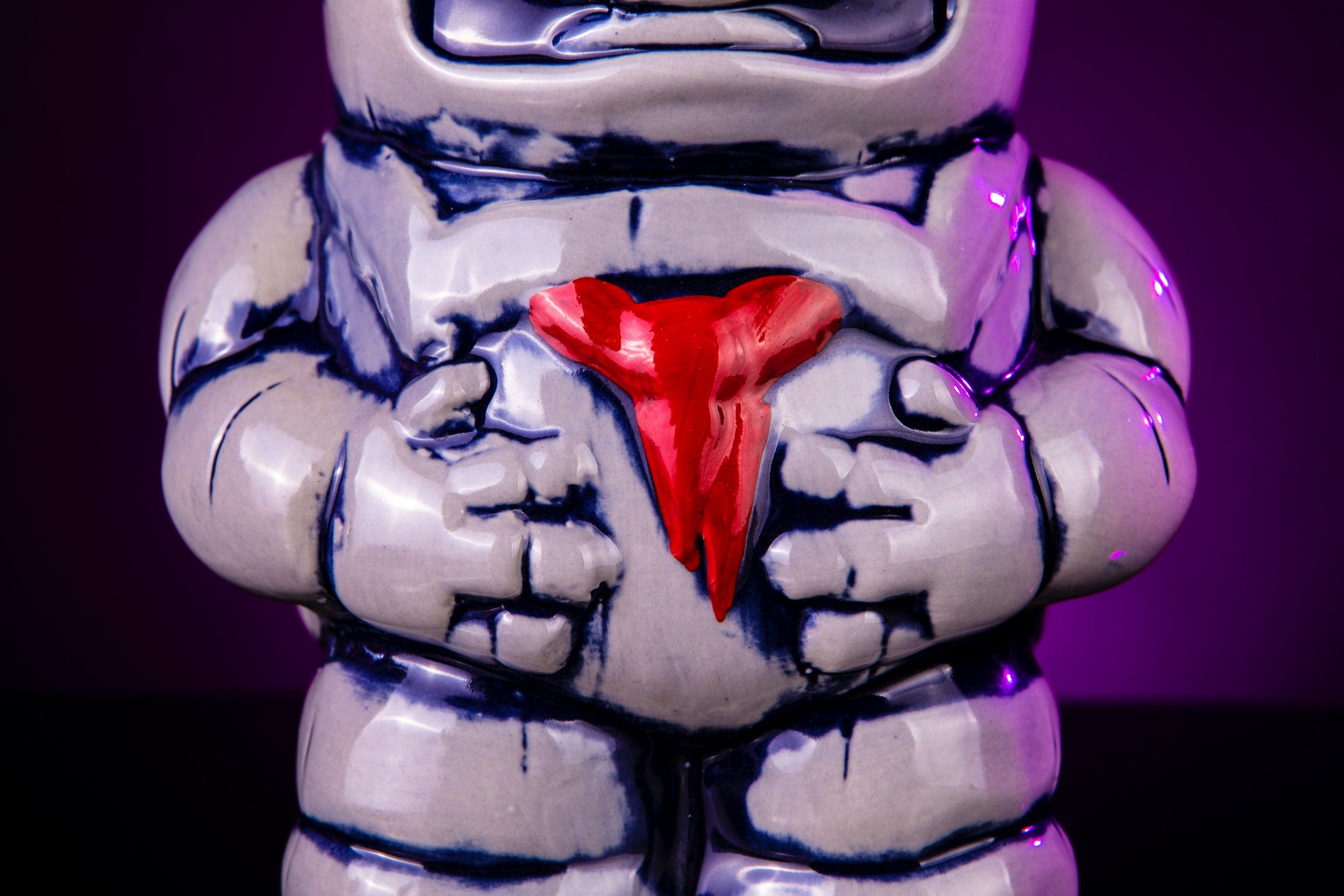 Ghostbusters Stay Puft Marshmallow Man Tiki Mug - Collectible Ceramic Cup for Movie Fans, Halloween Parties & Themed Decor