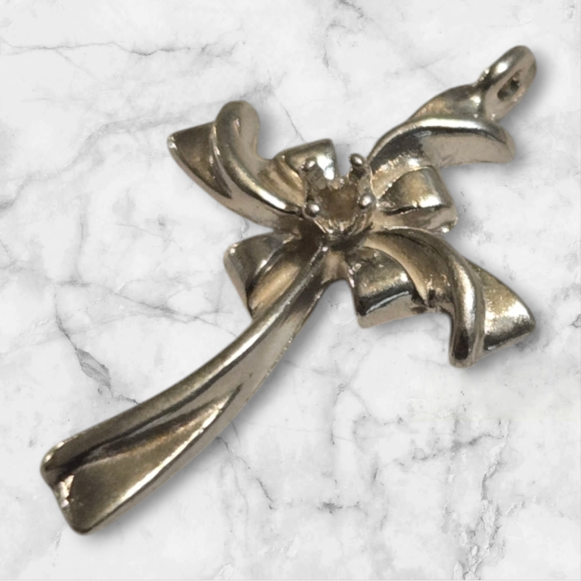 Solid Sterling Silver or 14kt Gold Round Cross Pendant Setting - Handcrafted in USA - Perfect for Necklaces, Gifts & Religious Jewelry