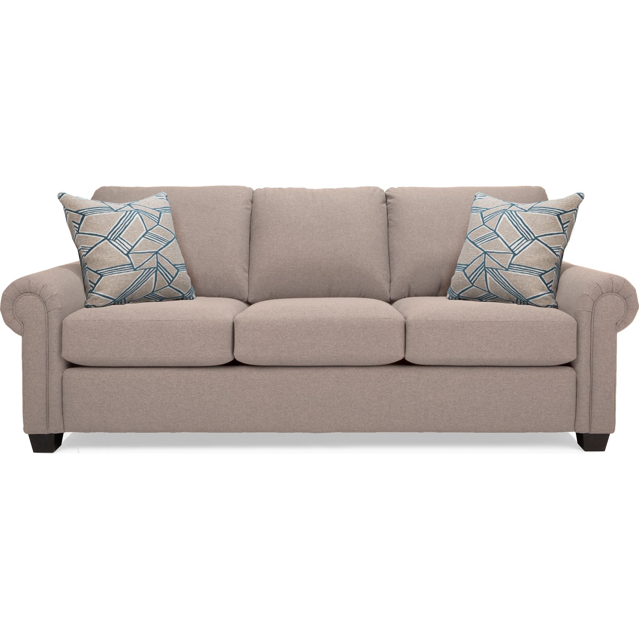 Alessandra Sofa in Mercedes Sand - Modern Luxury Fabric Sofa for Living Room, Lounge & Home Decor | Comfortable & Stylish Couches for Apartments, Offices & Family Rooms