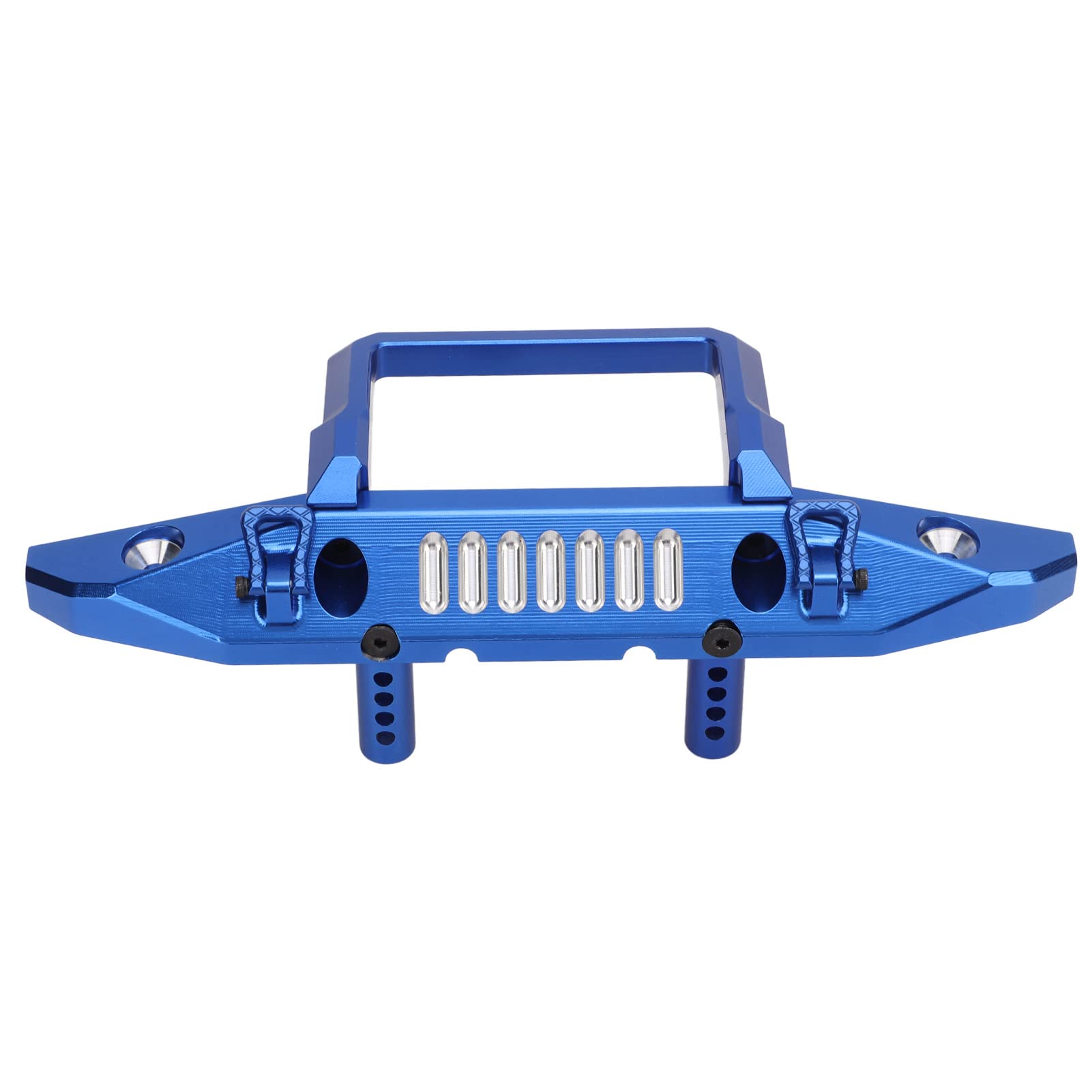 Tgoon Metal Front Bumper for RC Cars - Durable Aluminum Alloy Upgrade Bumper for Axial 1/6 Scale Models (Blue) | Perfect for Off-Road Racing and RC Car Performance Enhancement
