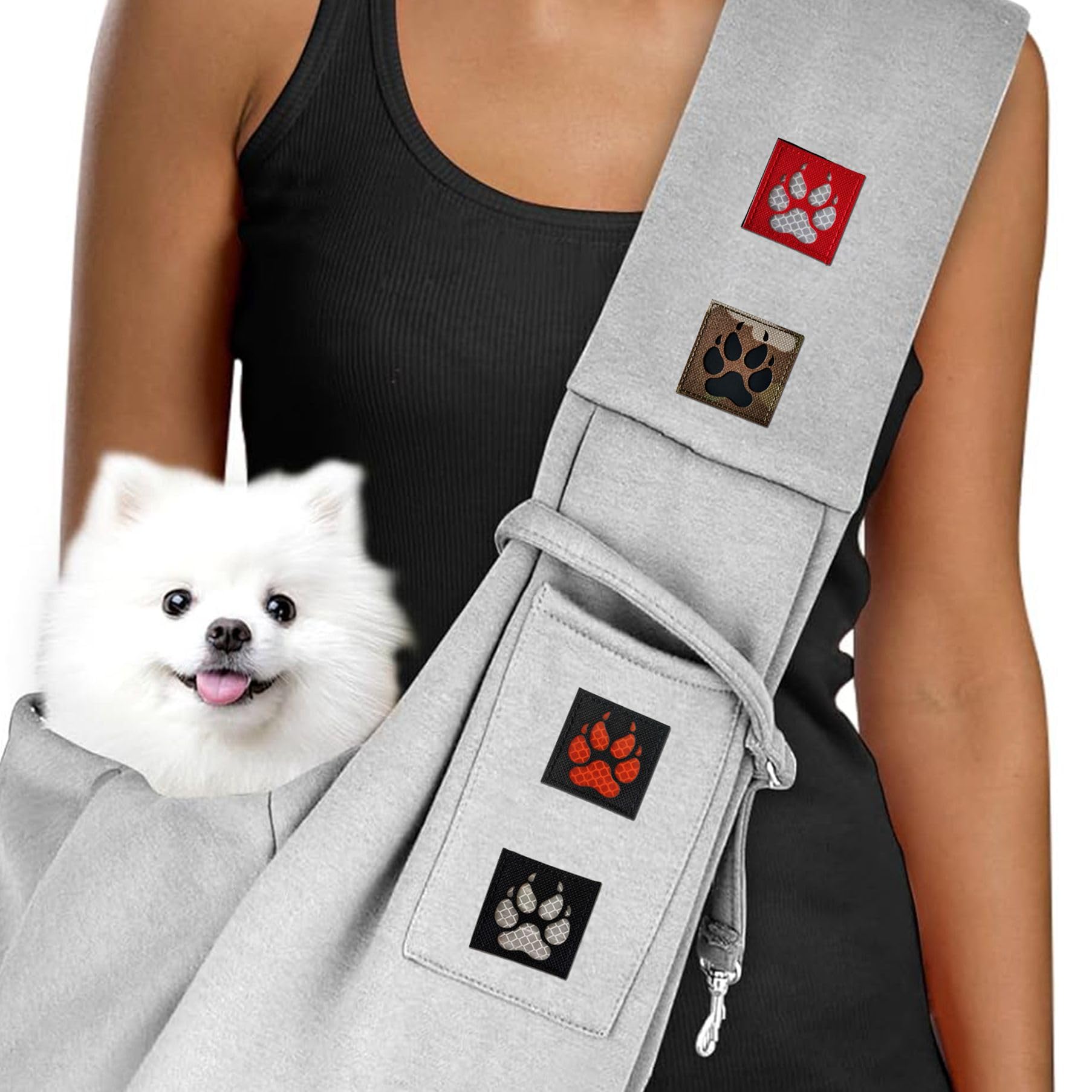 Red IR Infrared K9 Reflective Tactical Dog Patch - 2x2 Inch Hook and Loop Velcro for Caps, Bags, Backpacks, Vests & Uniforms - Perfect for Military, Police, Outdoor Adventures & Pet Safety