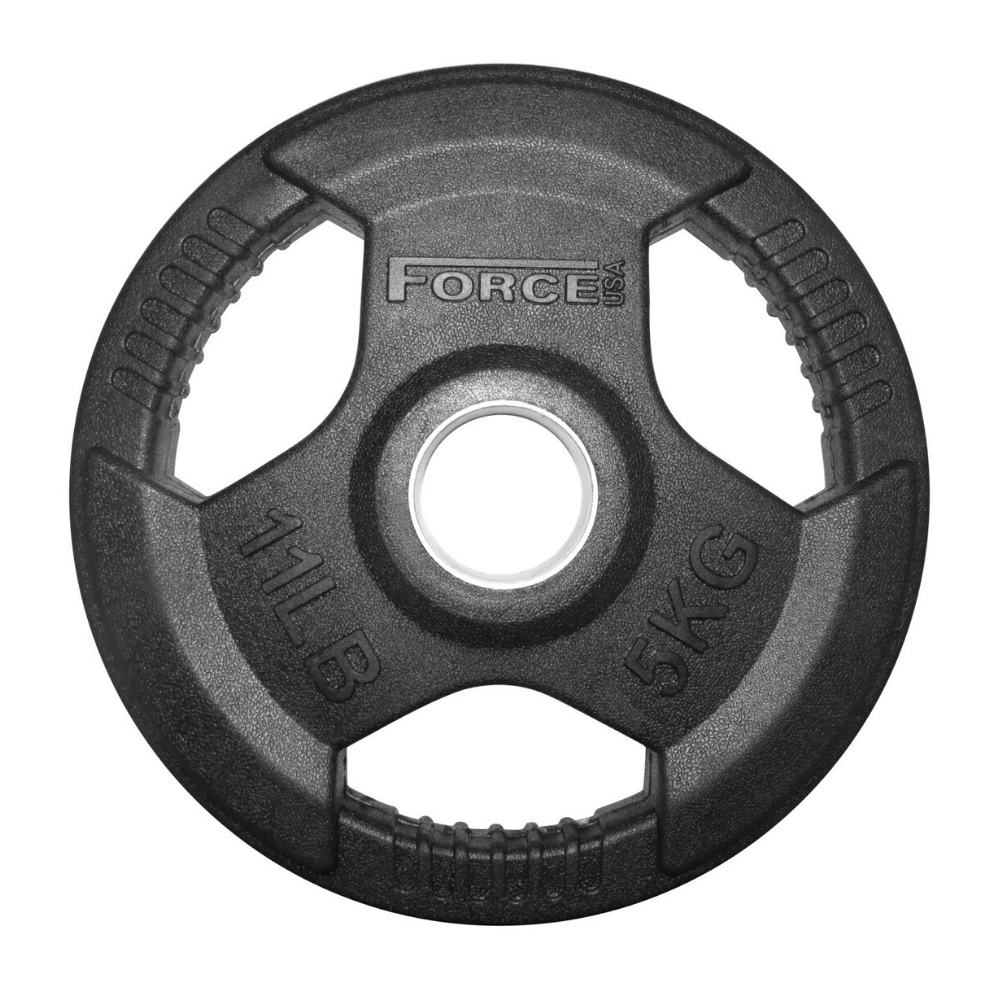 Force USA 51mm Rubber Coated Olympic Weight Plates - Durable Gym Equipment for Weightlifting & CrossFit Training (Sold Individually) - Perfect for Home Gyms & Professional Fitness Centers