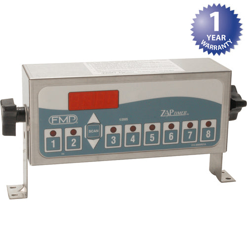 Fast Zap 8 Station Timer - Digital Programmable Watering System for Garden, Lawn & Plants | Automatic Irrigation Controller for Indoor & Outdoor Use