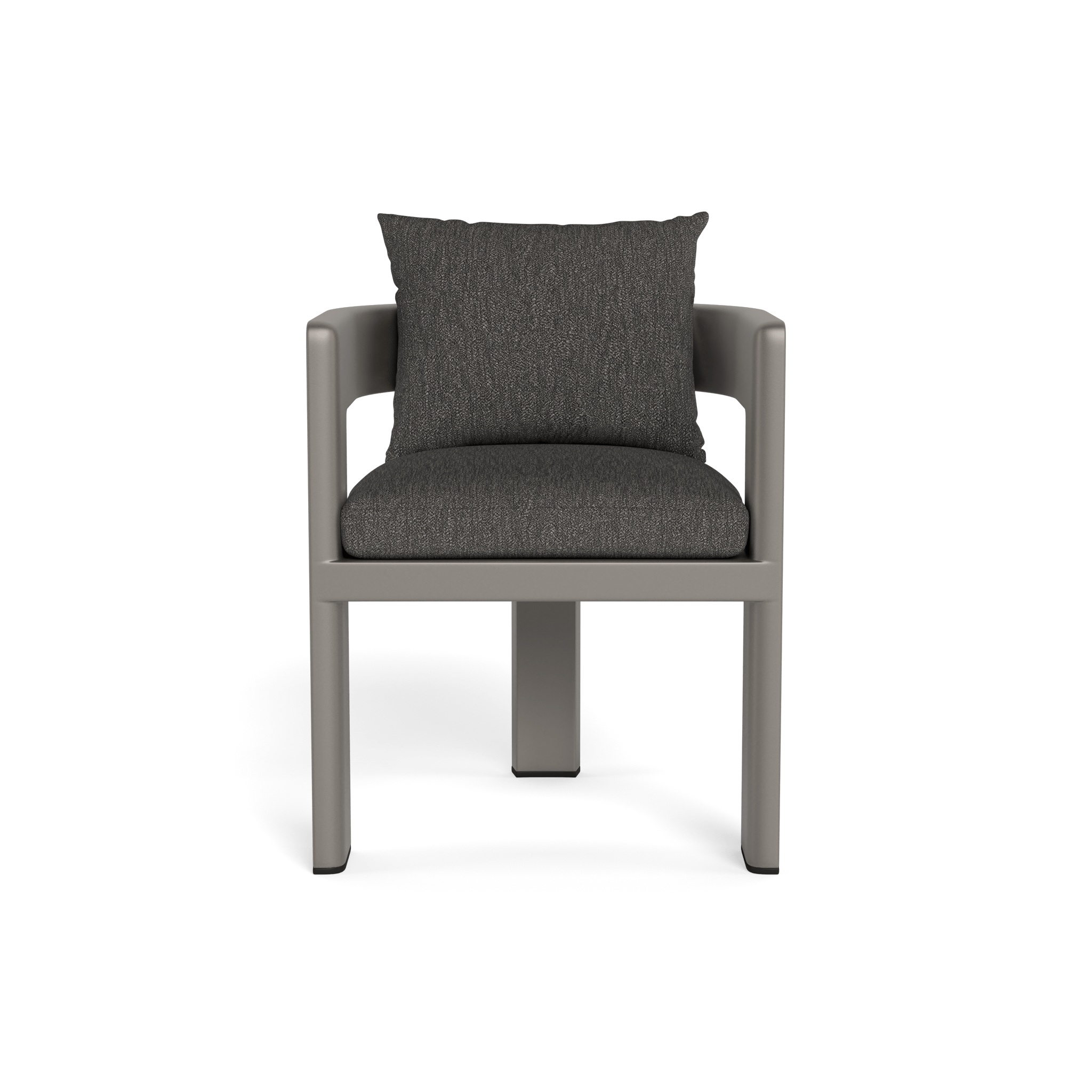 Victoria Aluminum Dining Chair - Modern Outdoor Patio Furniture for Garden, Poolside, and Restaurant Use