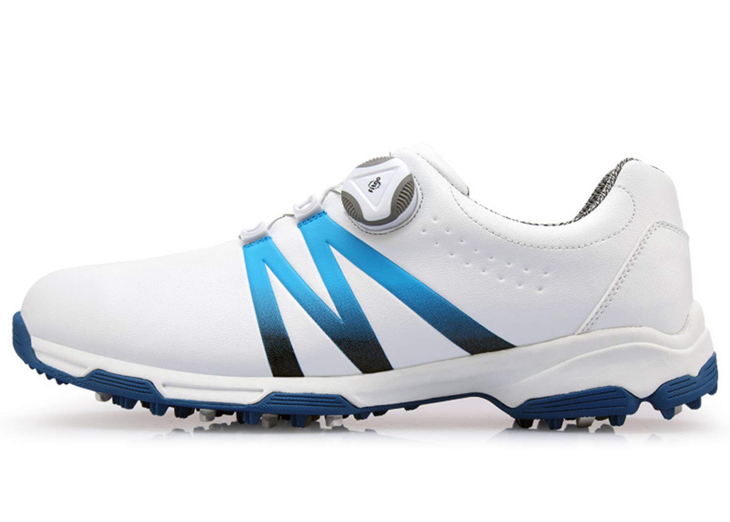 BHB Men's Waterproof Golf Shoes with Lace System - Perfect for Wet Courses