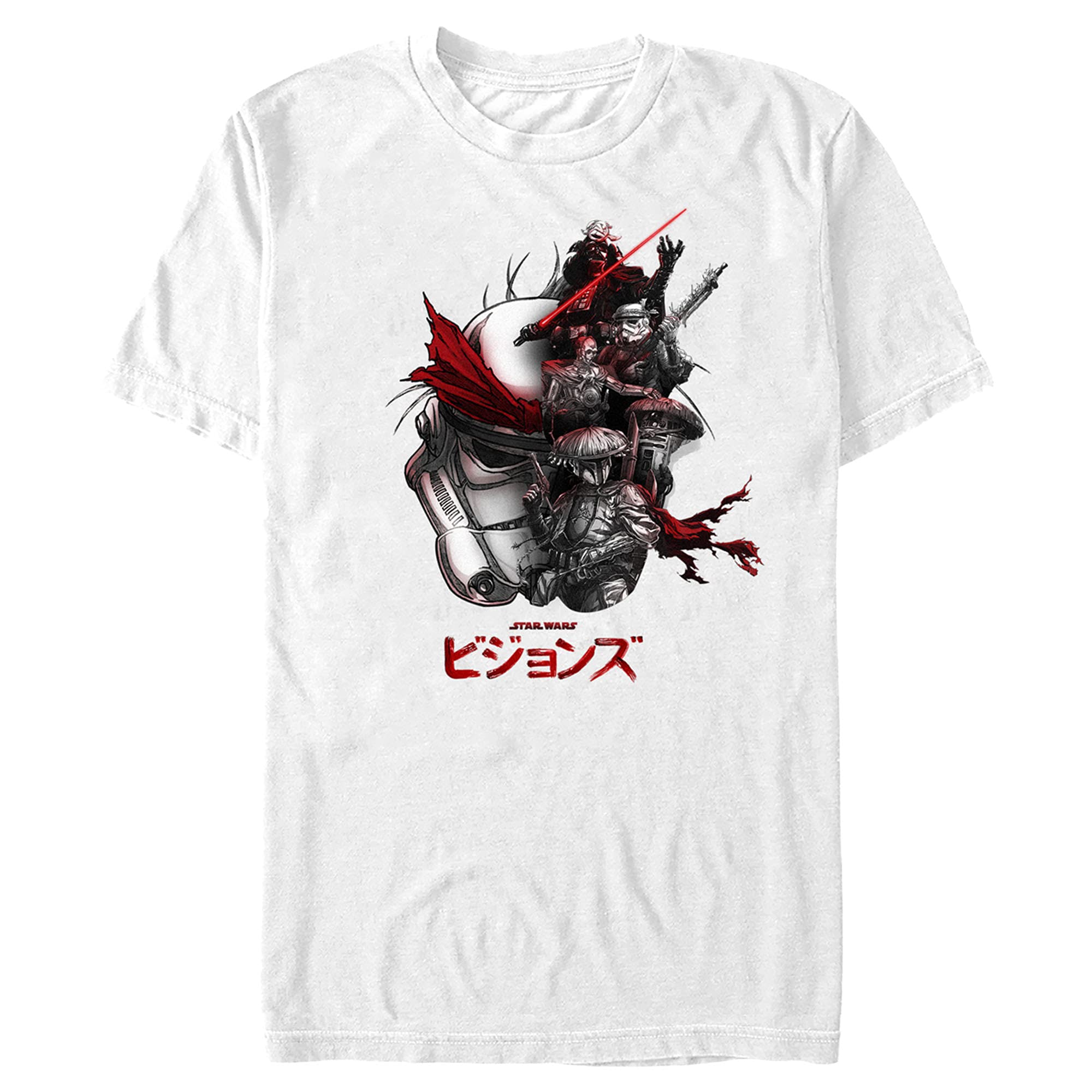 Star Wars: Visions Anime Character Print Men's T-Shirt | Official Licensed Graphic Tee | Casual Wear & Cosplay Outfit