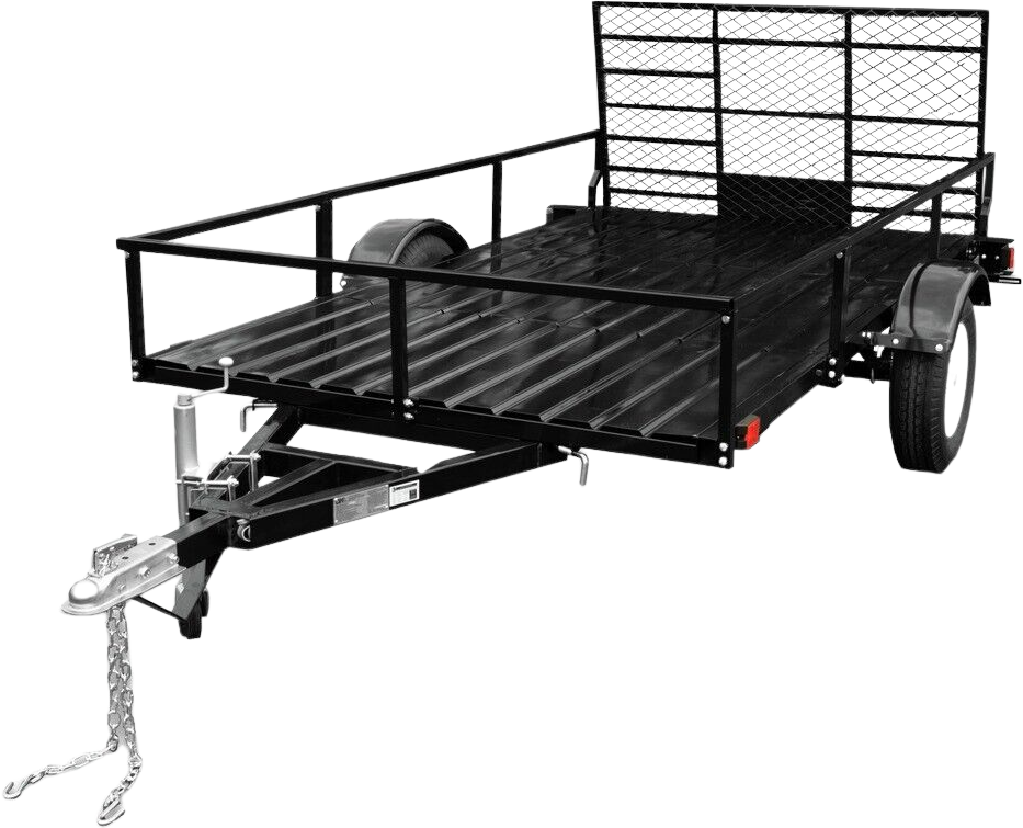 DK2 MMT6X10 6 ft. x 10 ft. Single Axle Utility Trailer Kit - 1950 lb Capacity Heavy Duty Drive-Up Gate for ATV, Motorcycles & Equipment Hauling - Perfect for Farm, Construction & Outdoor Adventures