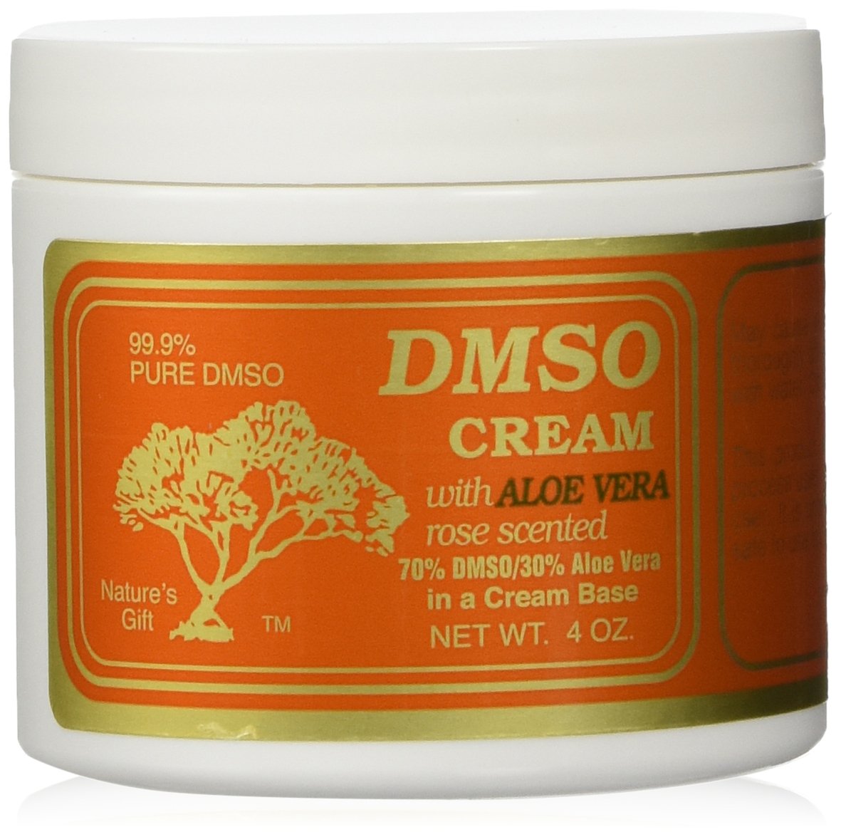 Organic DMSO Cream with Aloe Vera & Rose Scent - Soothing Skin Relief for Joint Pain, Muscle Soreness & Inflammation - Perfect for Massage, Arthritis & Post-Workout Recovery