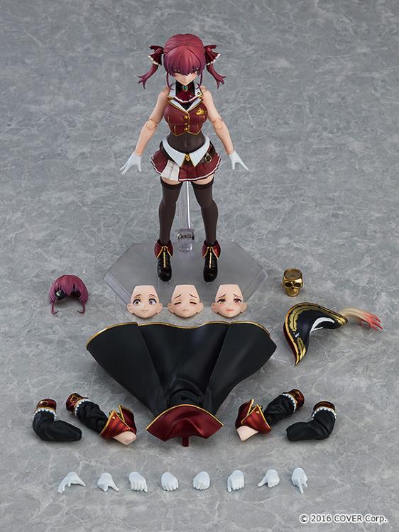 Figma #577 Houshou Marine Hololive Production Action Figure - Anime Collectible Model for Display & Cosplay Scenes