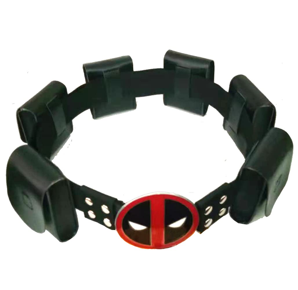 Halloween Cosplay Costume Belt - Adjustable Gothic Waist Belt for Halloween Costumes, Cosplay, LARP & Themed Parties