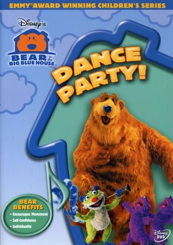 Bear in the Big Blue House Dance Party DVD | Kids Dance Music & Fun | Perfect for Birthday Parties & Family Gatherings