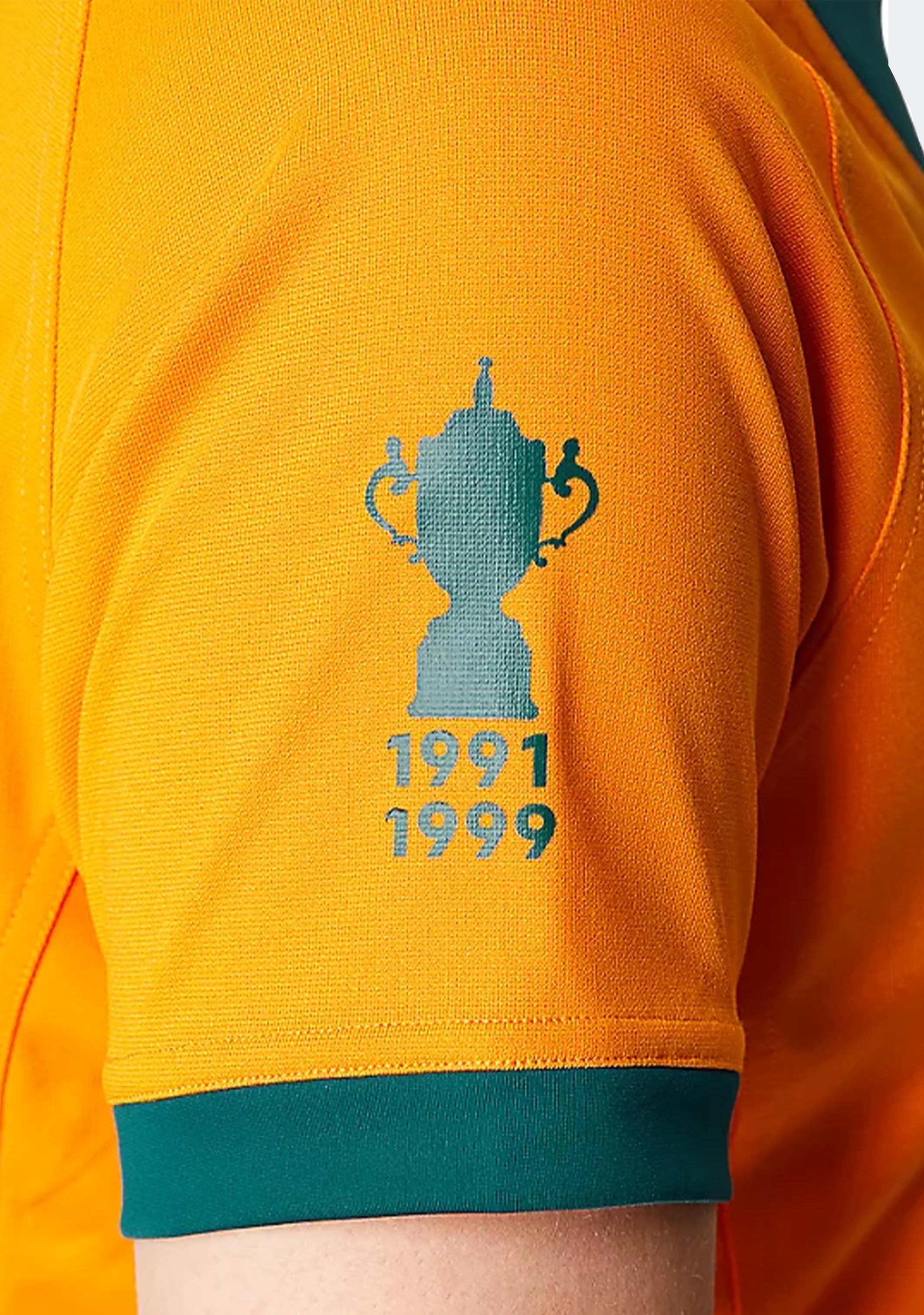 ASICS Women's Wallabies RWC23 Replica Home Jersey - Official Rugby World Cup 2023 Jersey for Women - Perfect for Rugby Fans, Game Days & Sports Collectors