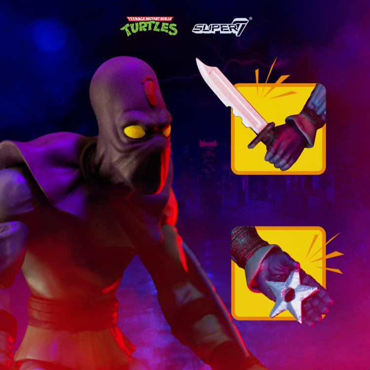 Teenage Mutant Ninja Turtles ULTIMATES! Foot Soldier Action Figure - Collectible TMNT Toy for Fans & Display - Perfect for Play, Gifts, and Comic Conventions