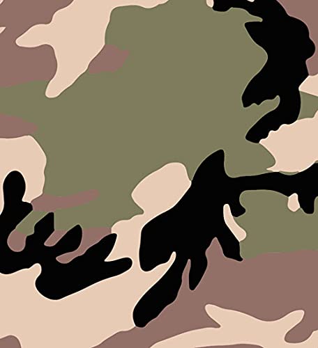 CalTrend Rear Solid Bench Seats - Camouflage Seat Covers for 2005-2006 Jeep Wrangler Retro Insert & Trim | Durable Protection for Off-Roading & Outdoor Adventures