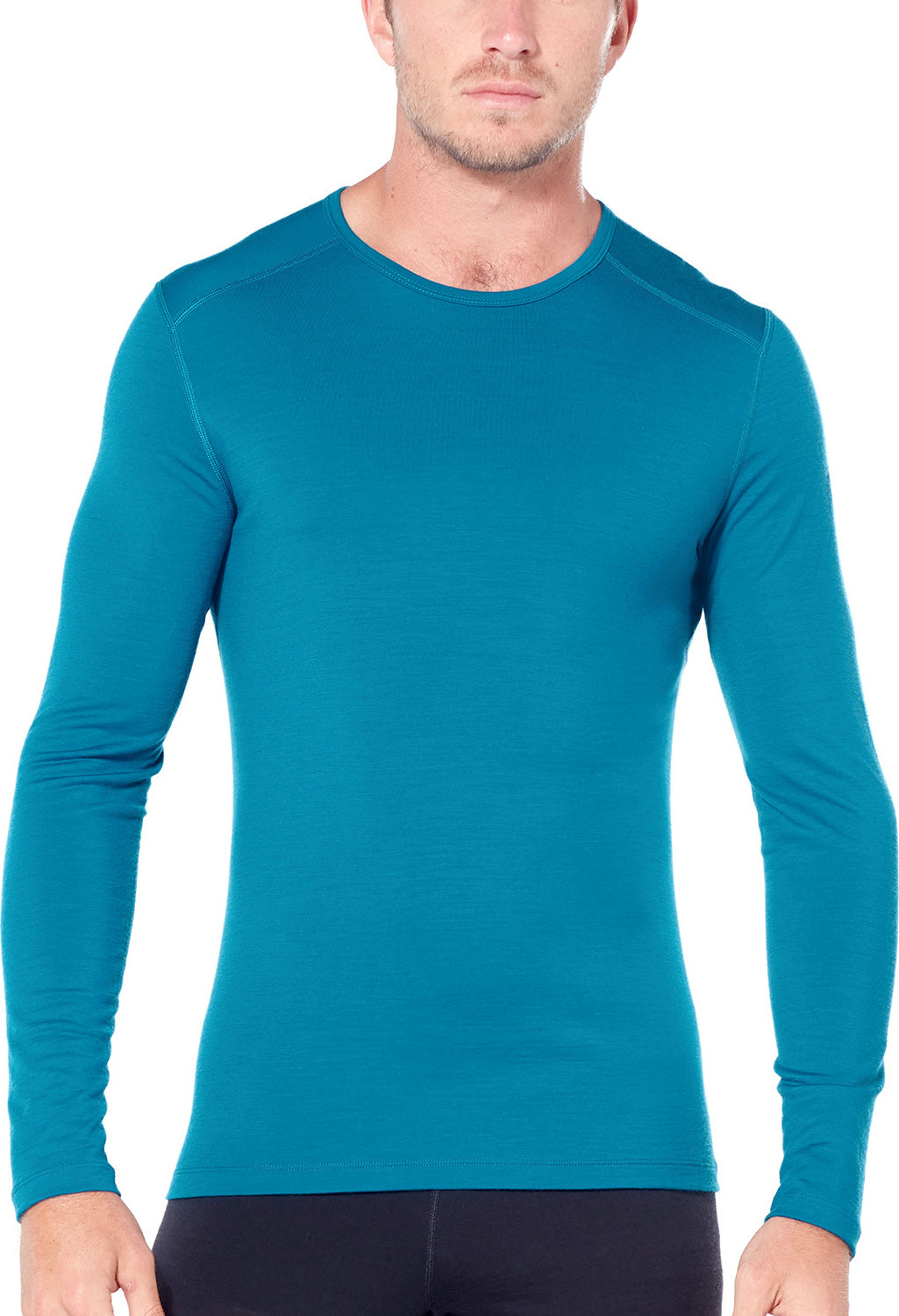 200 Oasis Long Sleeve Crew Neck T-Shirt for Men - Soft Cotton Comfort Fit Casual Shirt - Perfect for Everyday Wear, Work & Outdoor Activities