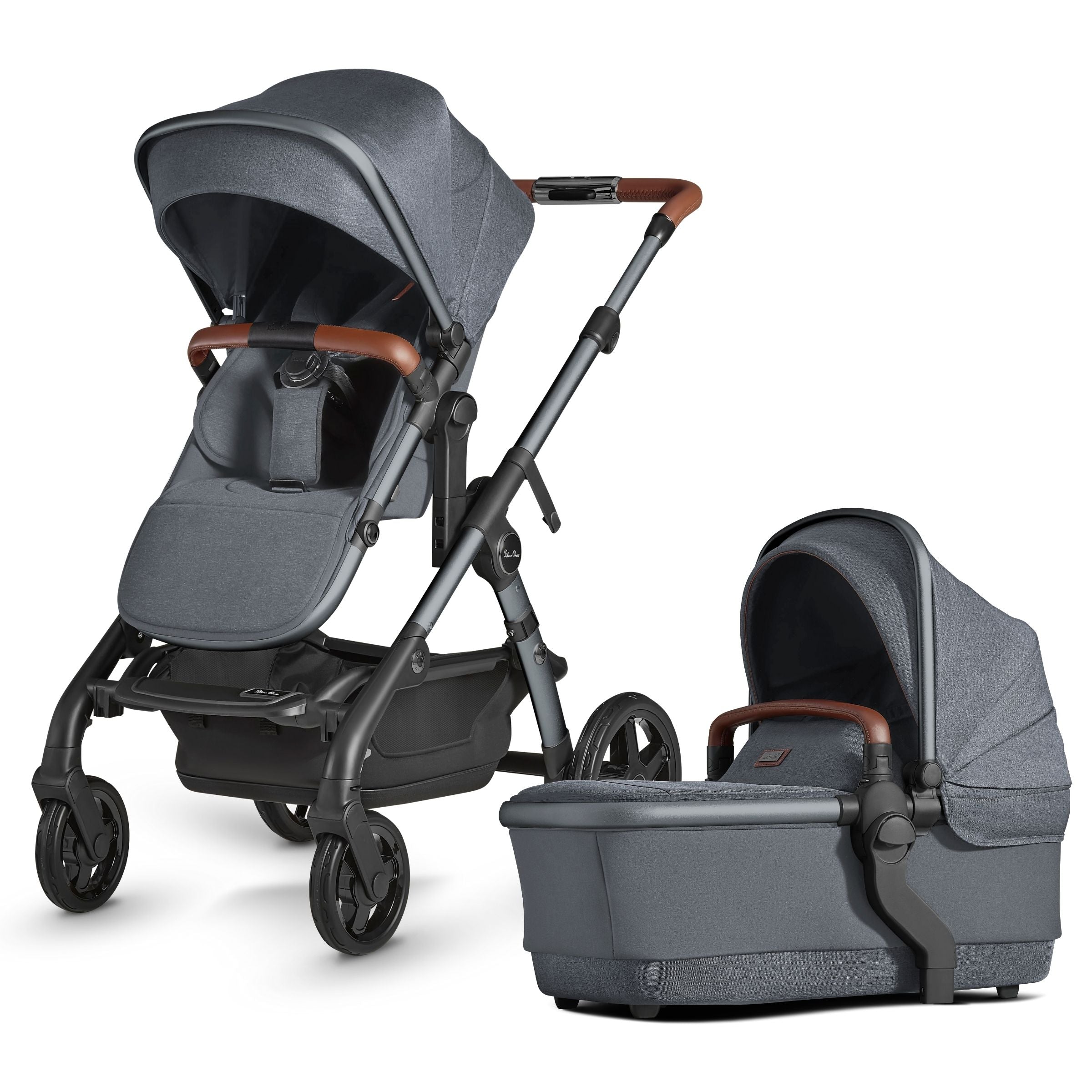 Silver Cross Wave 2023 Luxury Stroller - Lightweight, Compact Fold for Travel & Everyday Use | Perfect for City Walks, Shopping & Family Outings