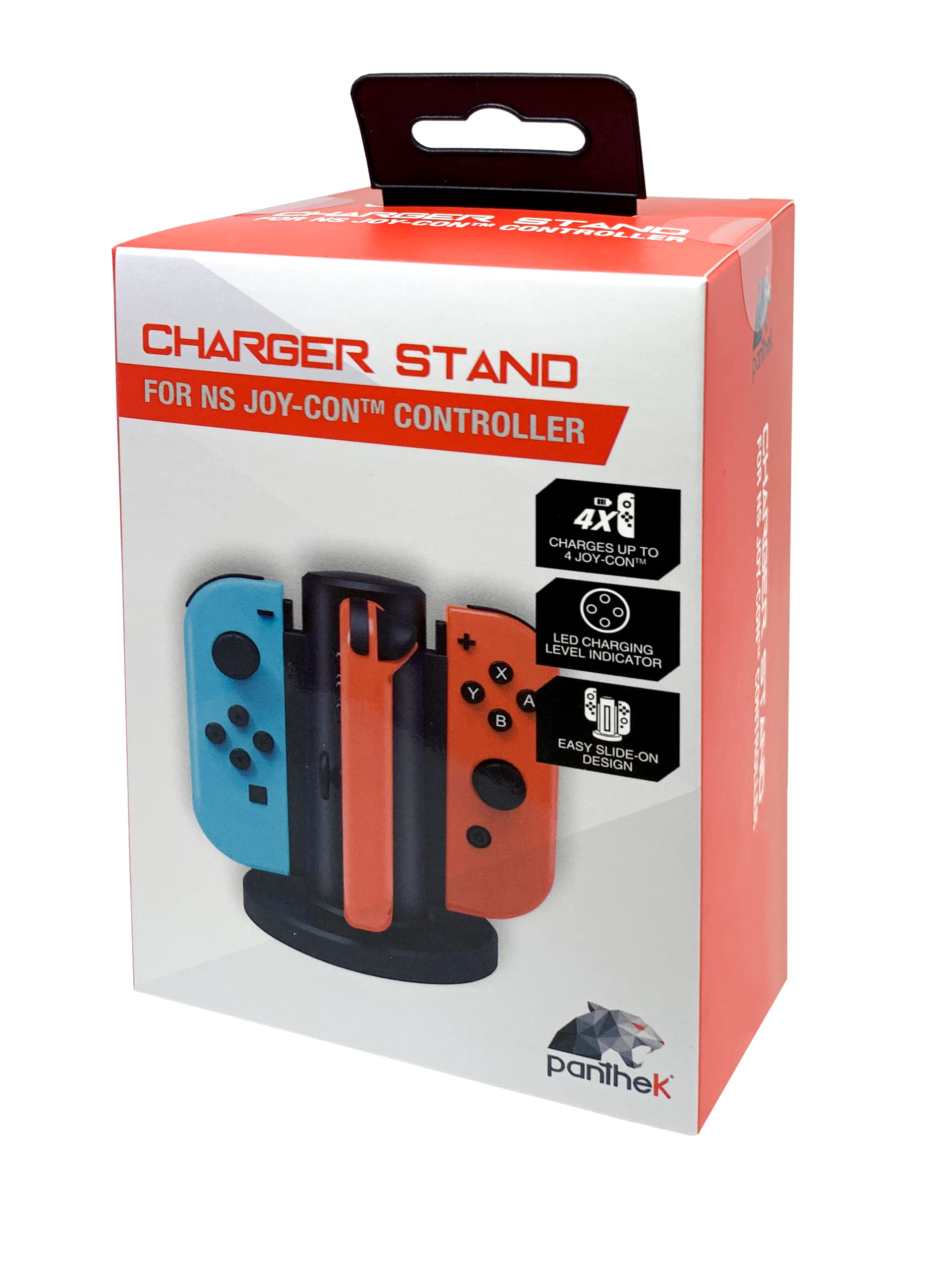 Nintendo Switch Joycon Charger Station - Fast Charging Dock for Switch Controllers | Perfect for Gaming at Home or On-The-Go