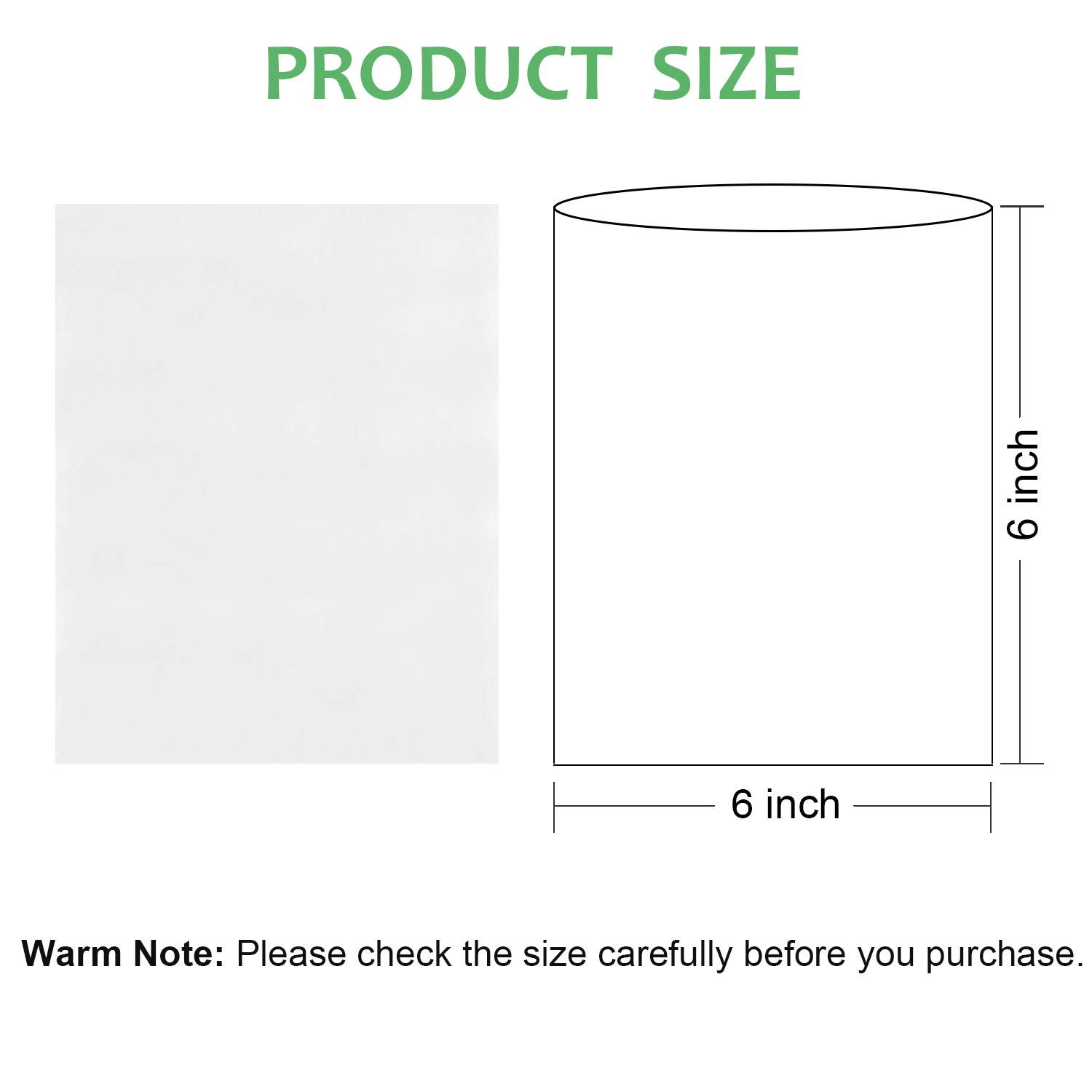 500Pcs 6x6 Inch PVC Clear Heat Shrink Wrap Bags for Soap & Bath Bombs - Perfect for Handmade Soap Packaging, Bath Bomb Wrapping, and Small Gift Packaging