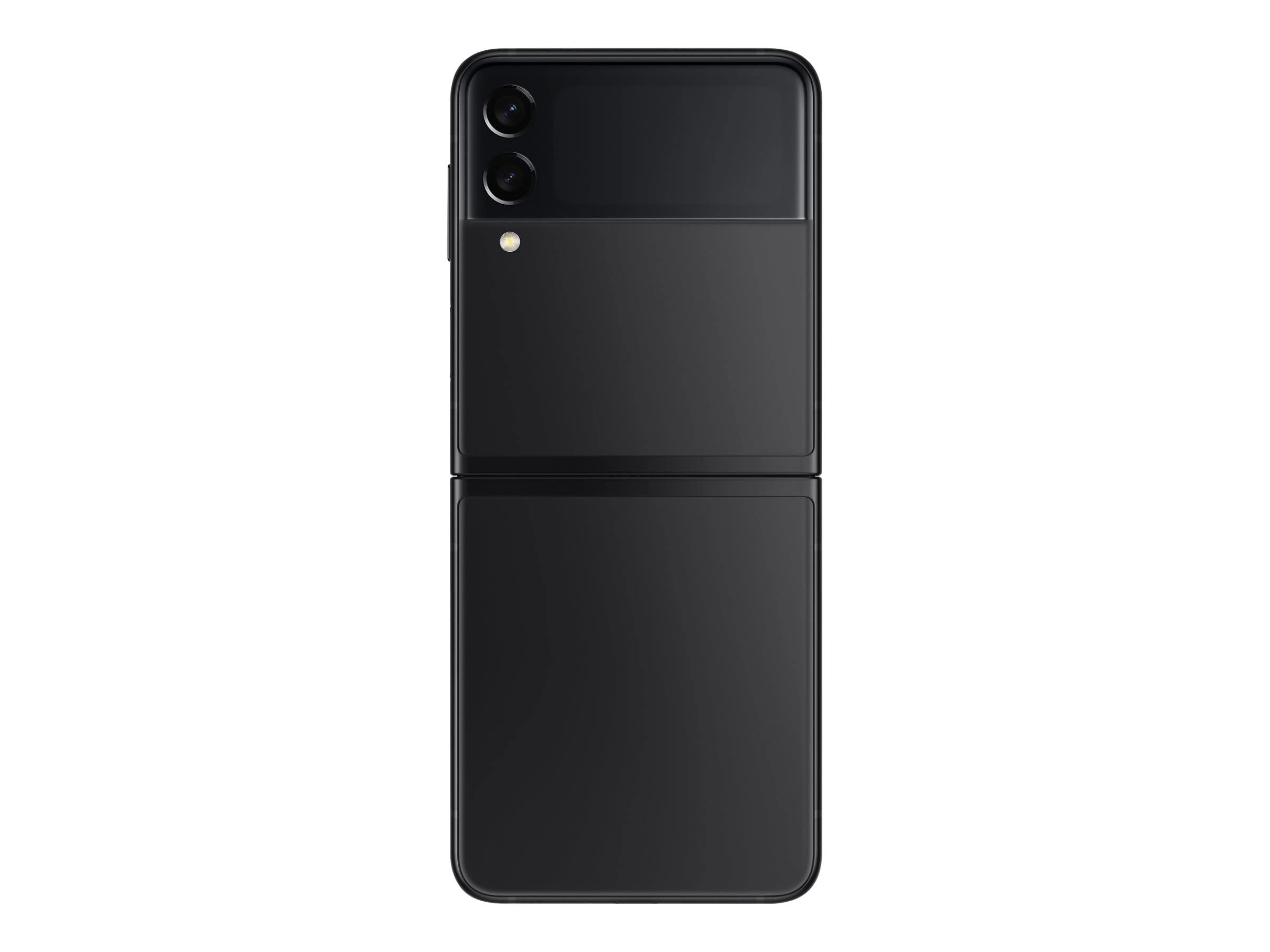 Samsung Galaxy Z Flip3 5G Unlocked Smartphone 128GB - Phantom Black (Renewed) | Compact Foldable Phone for Work, Travel & Everyday Use
