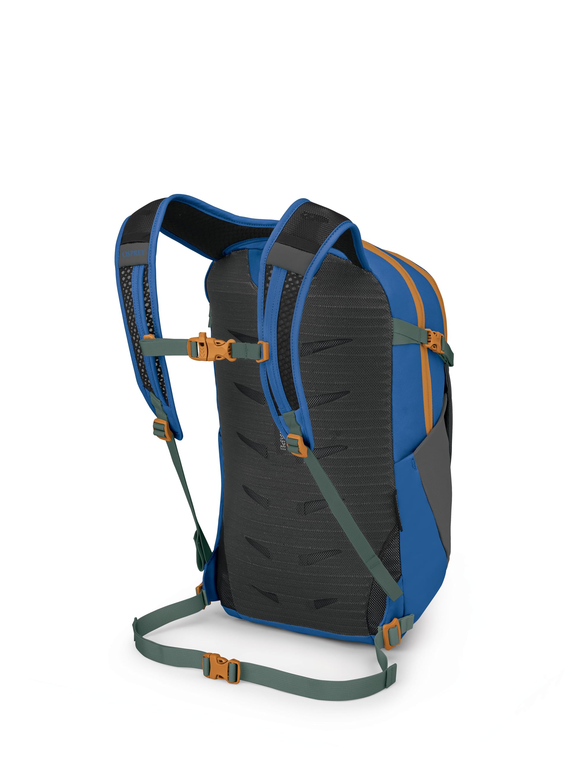 Osprey Daylite Plus Earth Commuter Backpack - Lightweight Hiking Daypack for Travel & Work, Dark Charcoal/Blue Flame - Perfect for Commuting, Outdoor Adventures & Daily Use