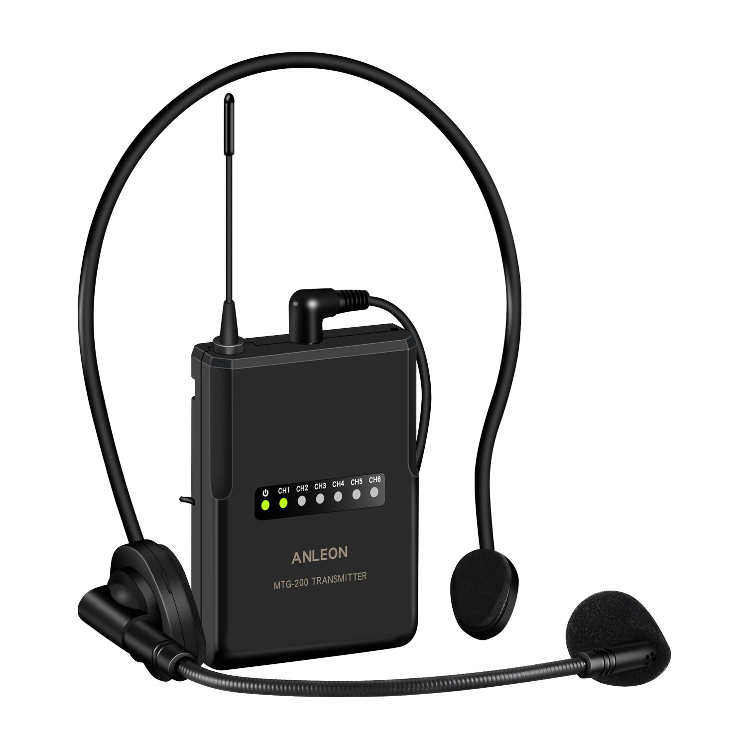 ANLEON MTG-200 Wireless Tour Guide System - 915MHz Language Interpretation Equipment with 5 Receivers for Museums, Churches & Conference Translation