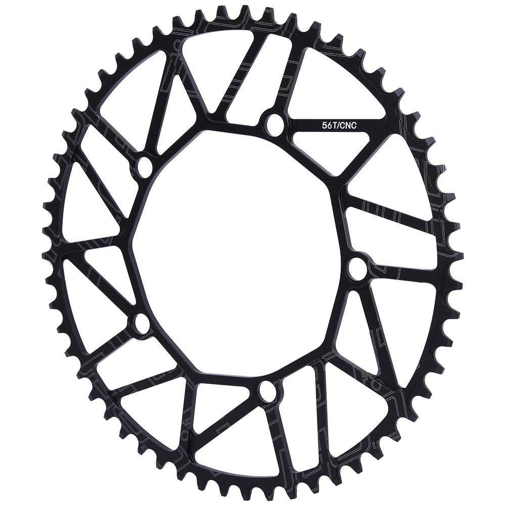 VGEBY1 Bike Chain Wheel - 50/52/54/56/58T 130BCD Single Speed Chainring for Road & Mountain Bikes - Durable Replacement for Cycling & Commuting