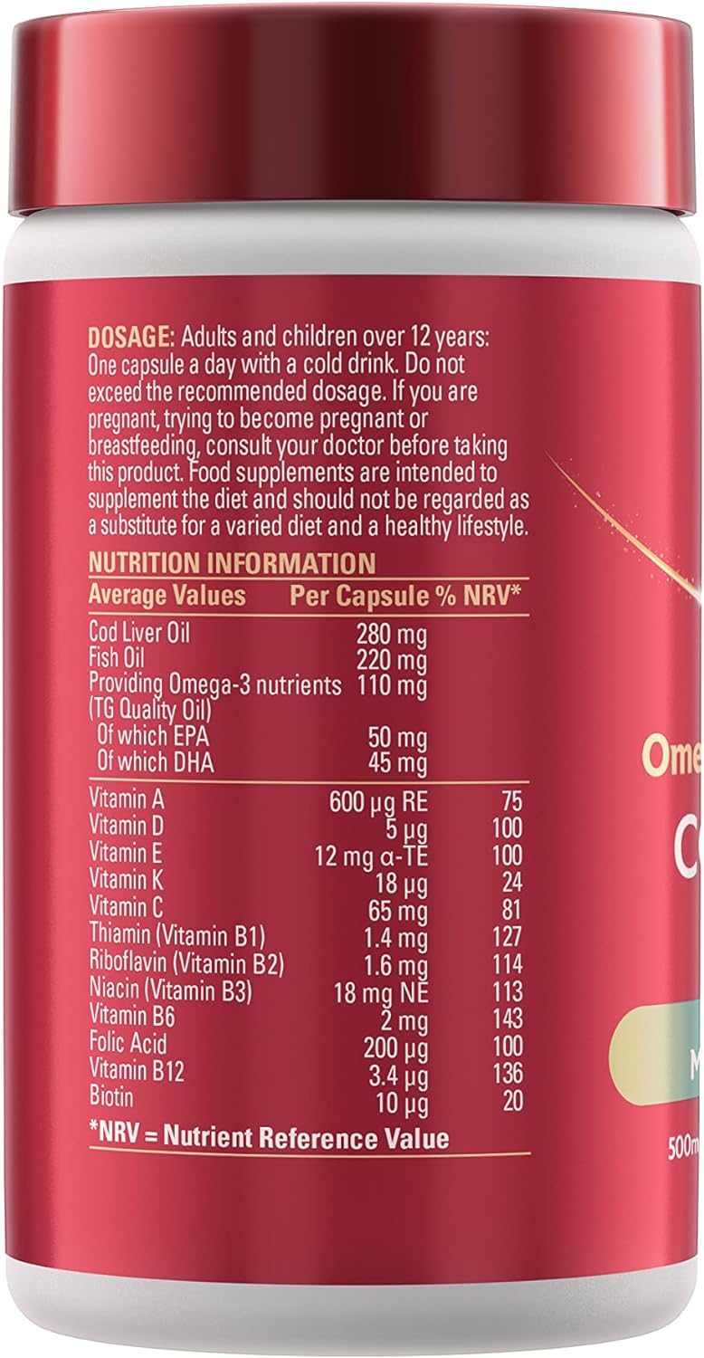Seven Seas Pure CLO & Multivitamin 90s - 4 Pack for Kids & Adults