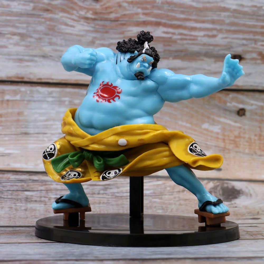 One Piece Jinbei Anime Action Figure - PVC Static Model Toy for Collection & Display | Perfect for Anime Fans, Home Decor, and Gift Giving