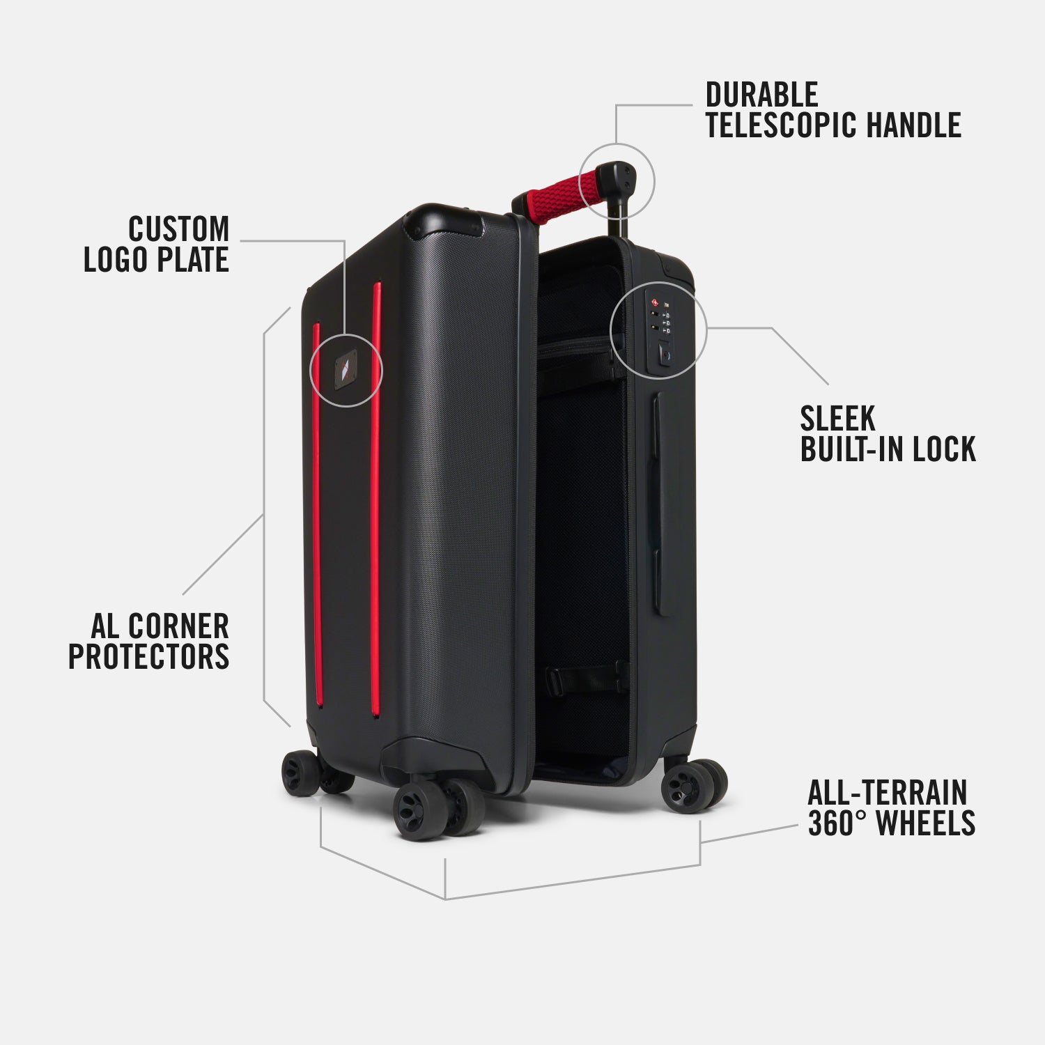 The Ridge Carry-On Backpack - Premium Travel Backpack for Men & Women | Durable Water-Resistant Laptop Backpack | Perfect for Business Travel, Commuting & Everyday Use