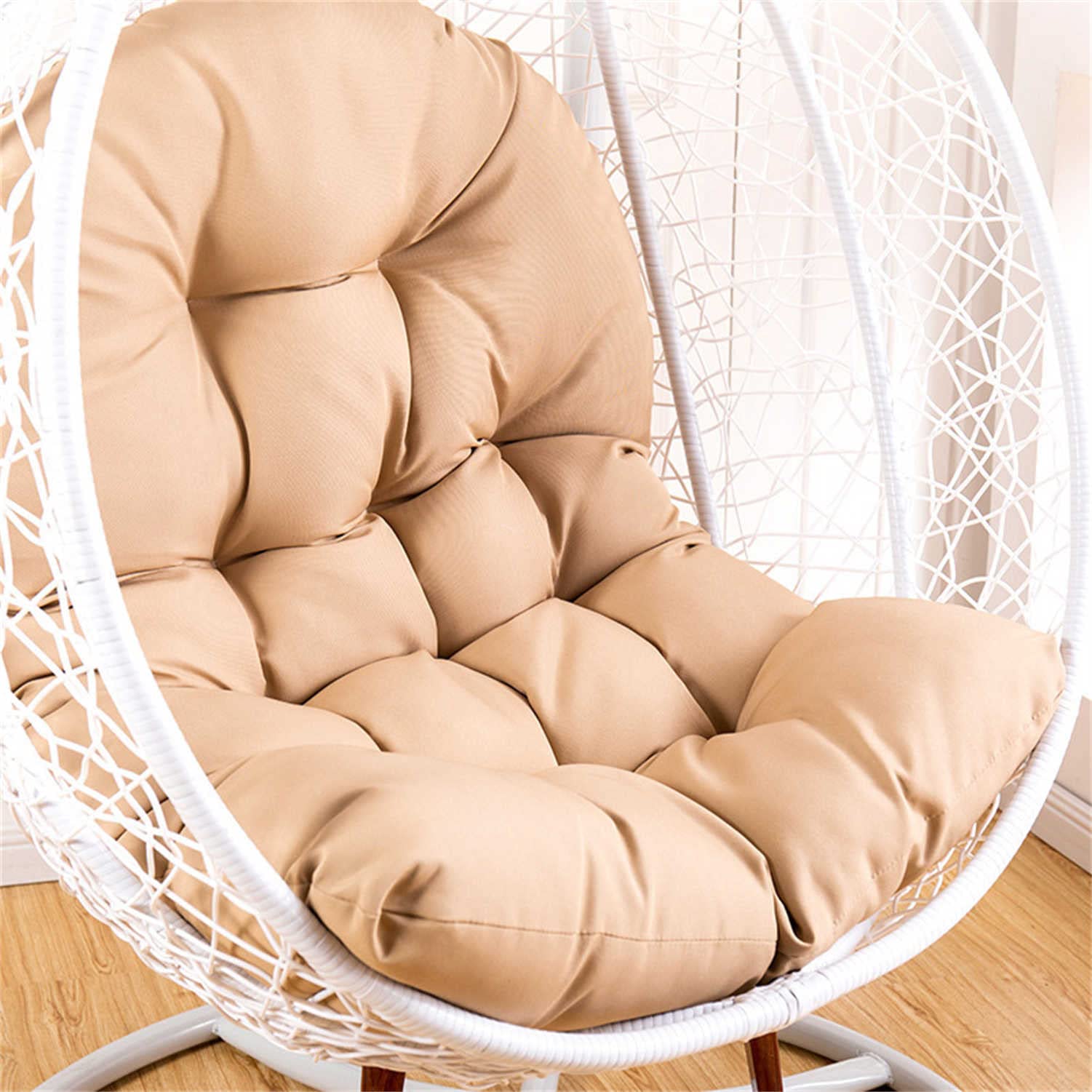 **Waterproof Hanging Basket Egg Chair Cushion - Thick 90x120cm (35x47in) Hammock Swing Seat Pad for Patio, Garden & Indoor Use - Durable & Comfortable Nest Back Pillow**    *(Perfect for Relaxing in Egg Chairs, Hammocks, or Garden Swings – Indoor & Outdoor Use!)*