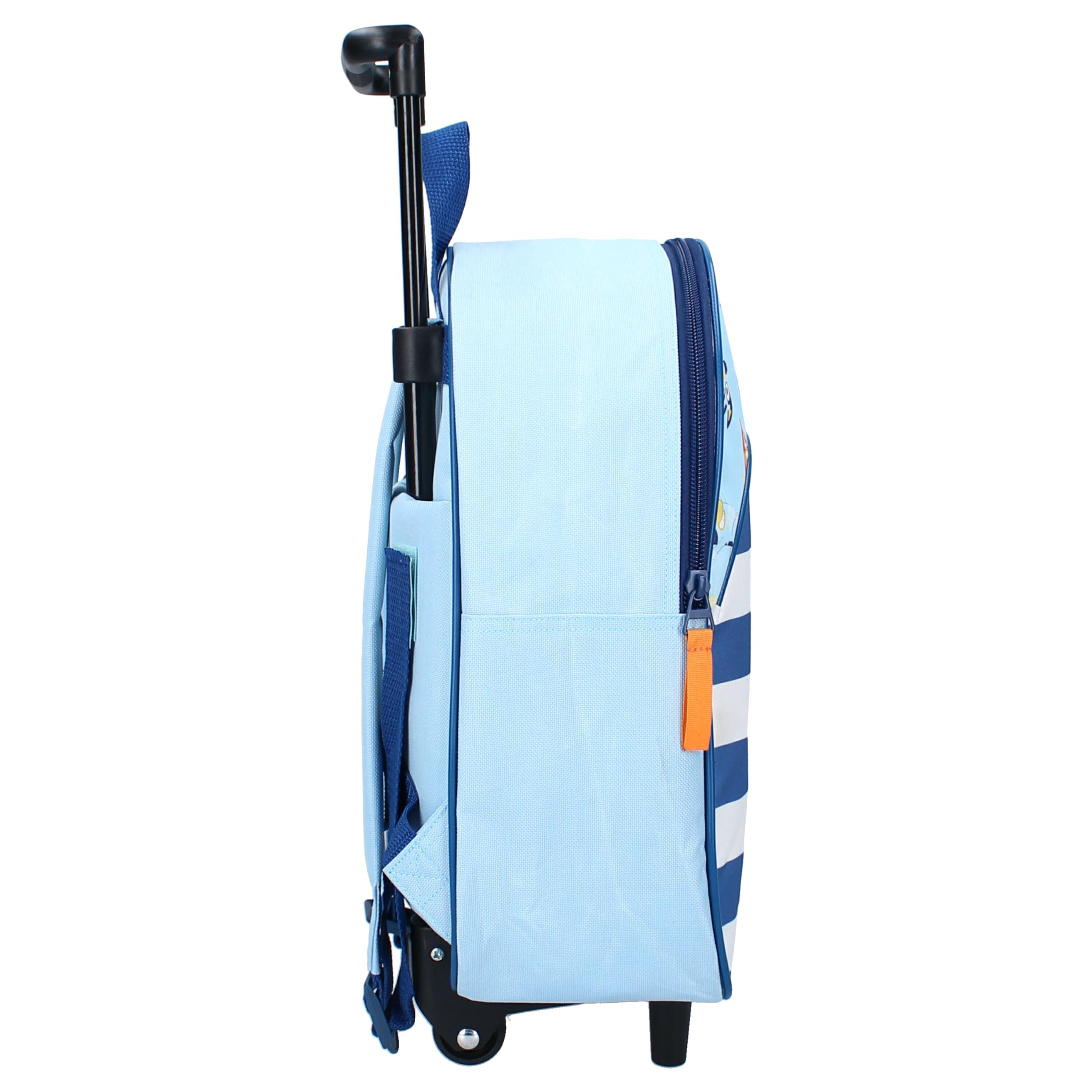 Vadobag Rolling Backpack - Blue, Medium Size, Lightweight & Durable for Travel, School & Commuting | Perfect for Students, Professionals & Outdoor Adventures