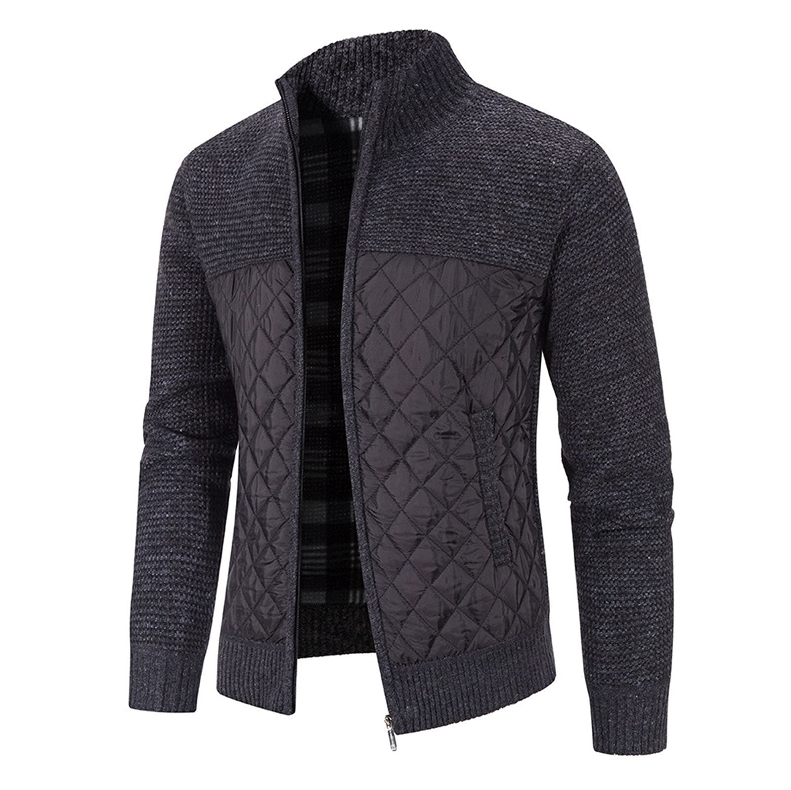 Men's Tan Shirt Jacket - Formal Pullover Knit Cardigan for Warmth & Style | Perfect for Office Wear, Casual Outings & Winter Layering