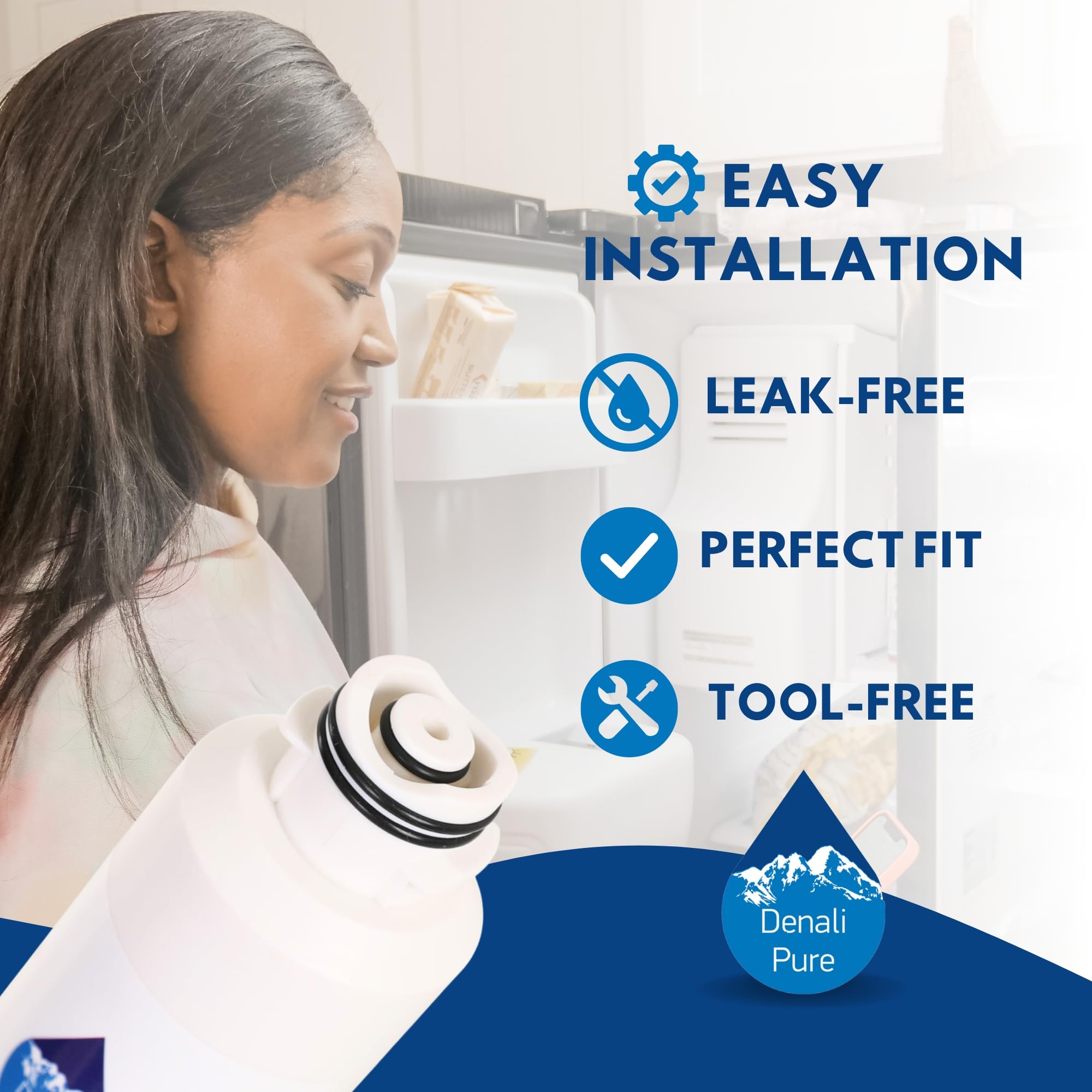 4-Pack Samsung HAF-CIN Refrigerator Water Filter Replacement - Compatible with Samsung HAF-CIN Fridge Water Filter Cartridge | Pure Drinking Water for Home & Office Use