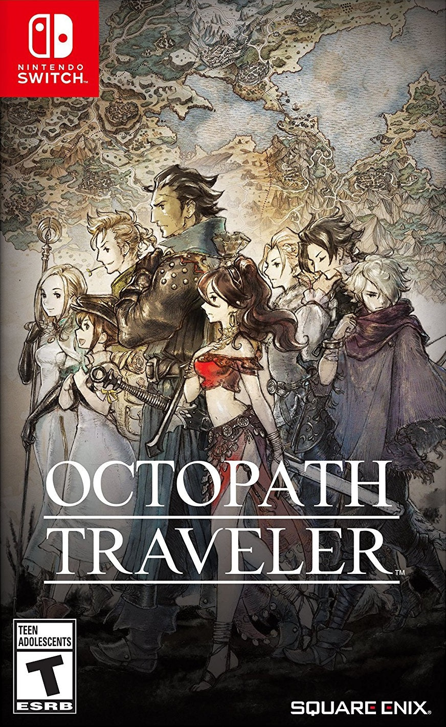 Octopath Traveler - Nintendo Switch RPG Game | Epic Adventure with 8 Unique Heroes | Perfect for Solo & Multiplayer Gaming