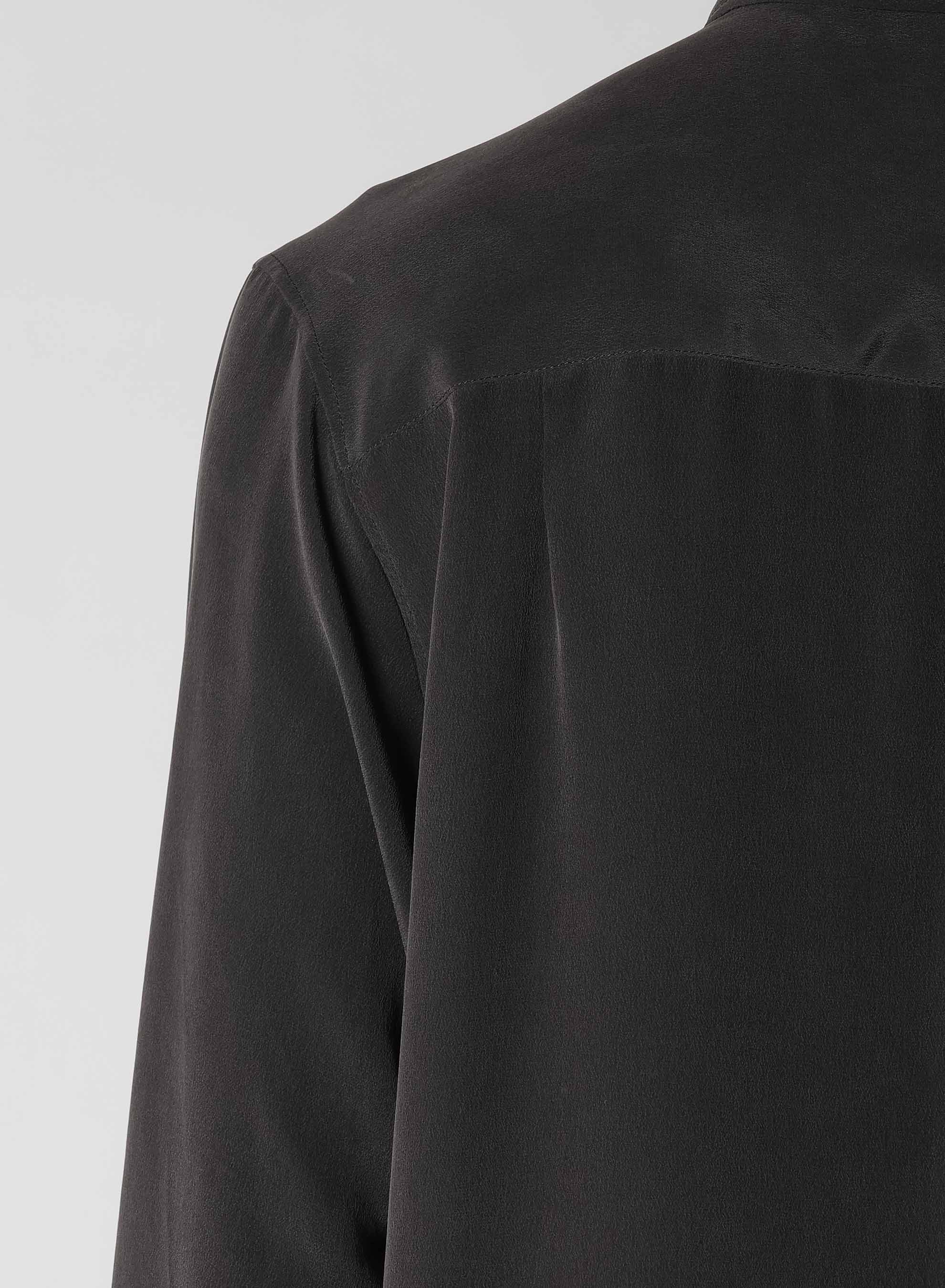 16M DECINE Placket Tab Triple Collar Blouse - Elegant Women's Fashion Top for Work, Office & Casual Wear