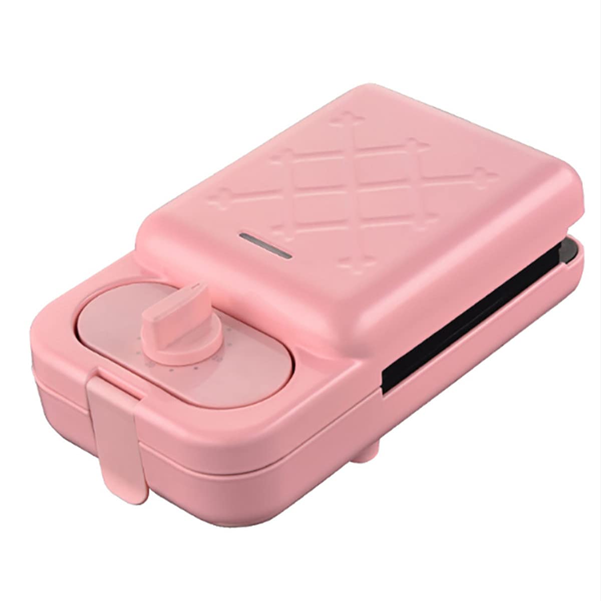 Multifunctional Sandwich Maker & Waffle Toaster - Pink Breakfast Machine for Home, Perfect for Quick Meals, Snacks & Family Breakfasts