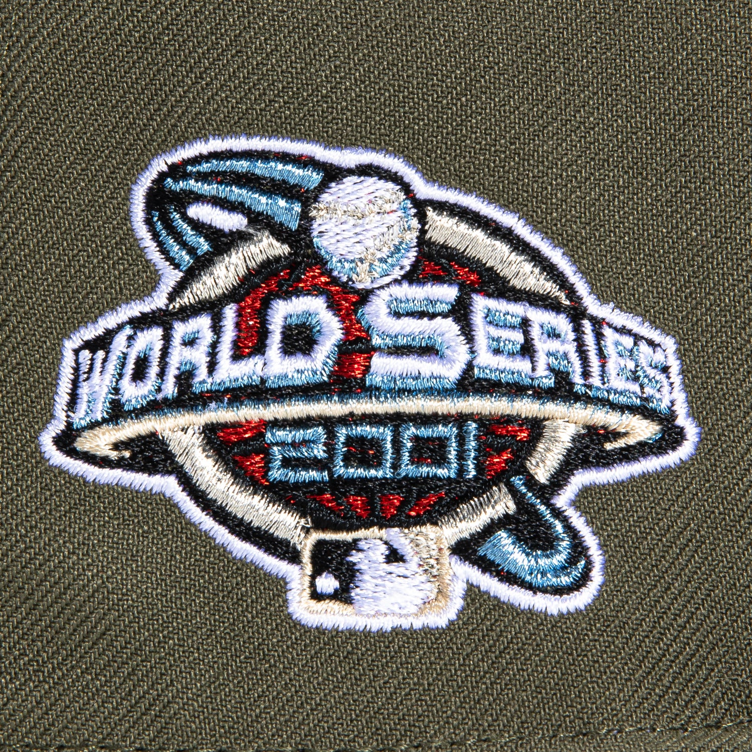 New Era 59Fifty Arizona Diamondbacks 2001 World Series Patch Snapback Hat - Olive & Black - MLB Baseball Cap for Men, Women & Fans - Perfect for Games, Collecting & Streetwear Fashion