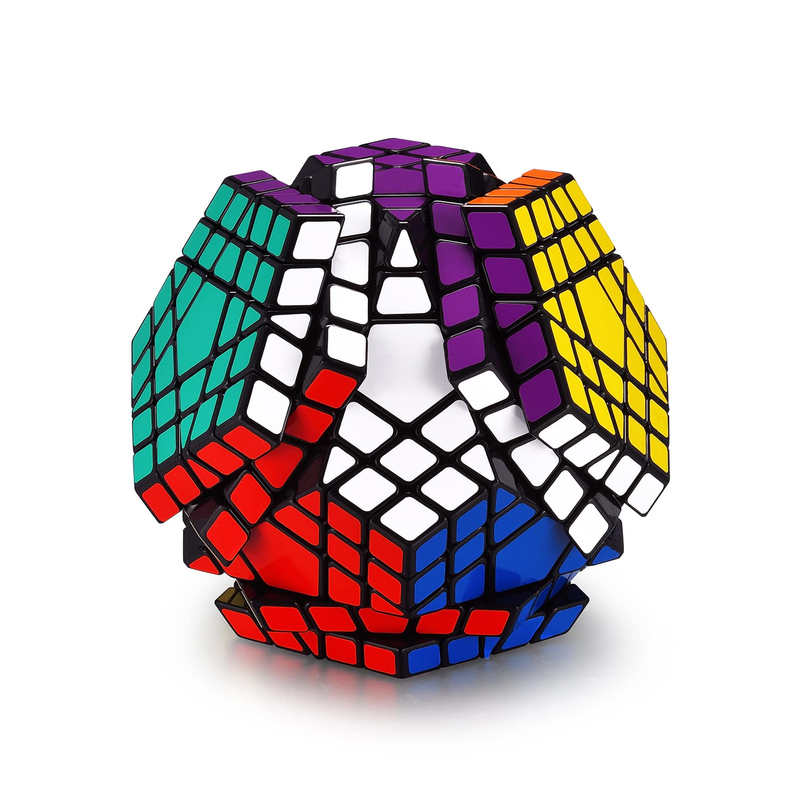 Ganowo Megaminx Speed Cube 5x5 Puzzle - Brain Teaser Game for Kids & Adults