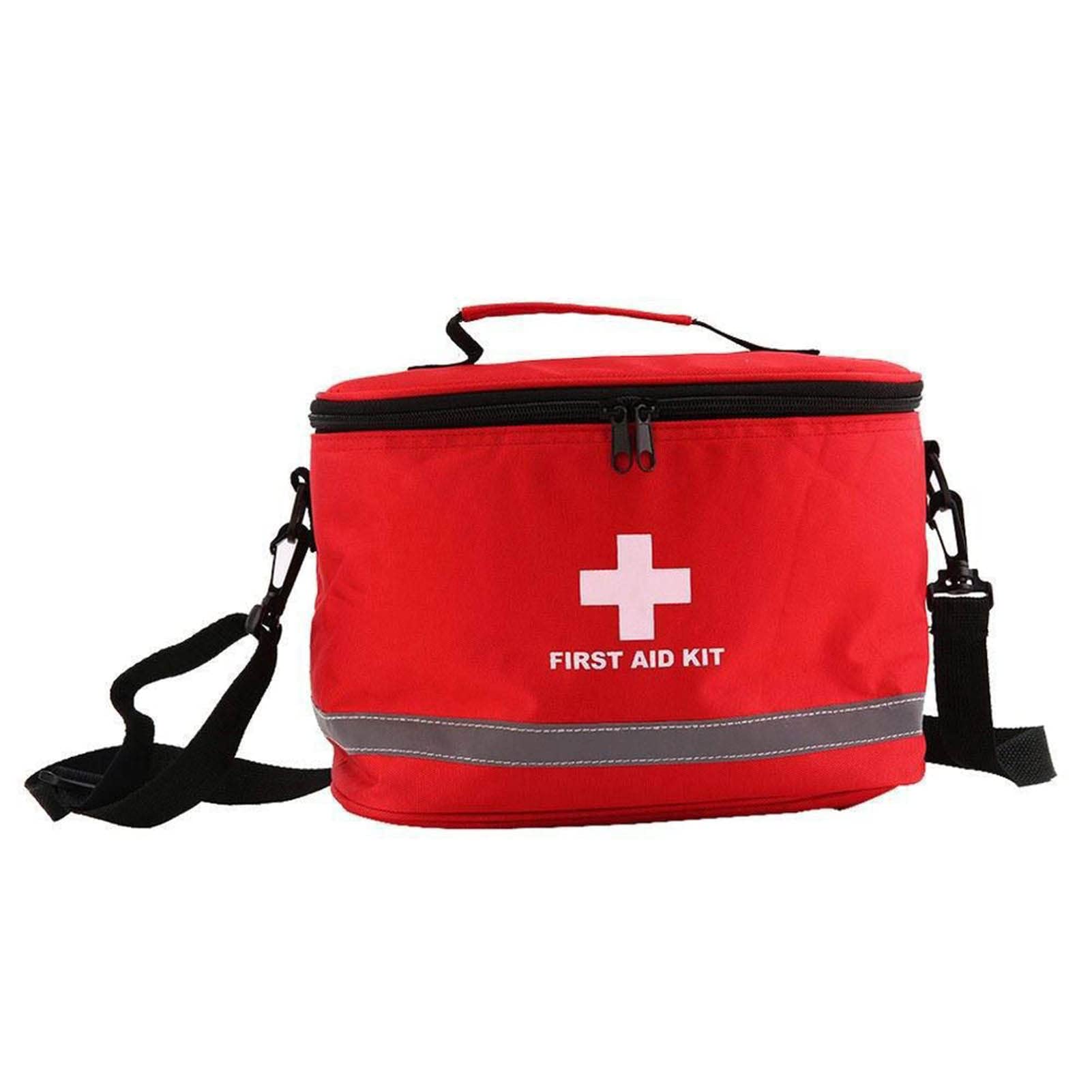 Premium First Aid Kit Bag - Empty Medical Supplies Pouch for First Responders, Nurses & Home Safety | Durable First Aid Haversack with Inner Compartments | Ideal for Emergency Kits, Travel, Camping & Workplace Safety