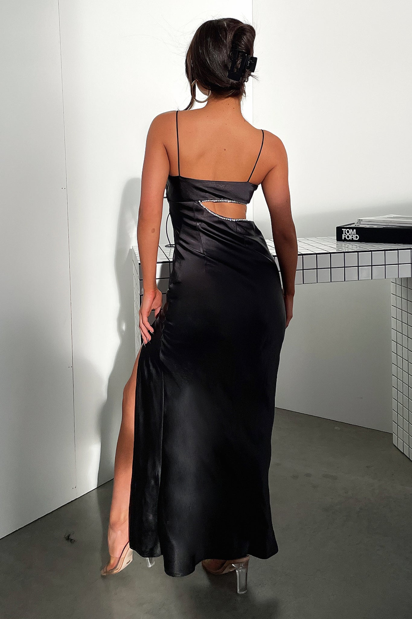 Kiara Maxi Dress for Women - Elegant Black Long Flowy Dress for Summer, Beach, Parties & Special Occasions