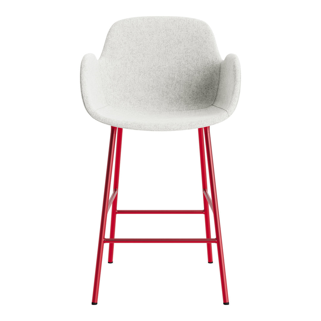 Stylish Fully Upholstered Form Counter Armchair - Perfect for Kitchen Islands, Breakfast Bars & Home Dining Areas