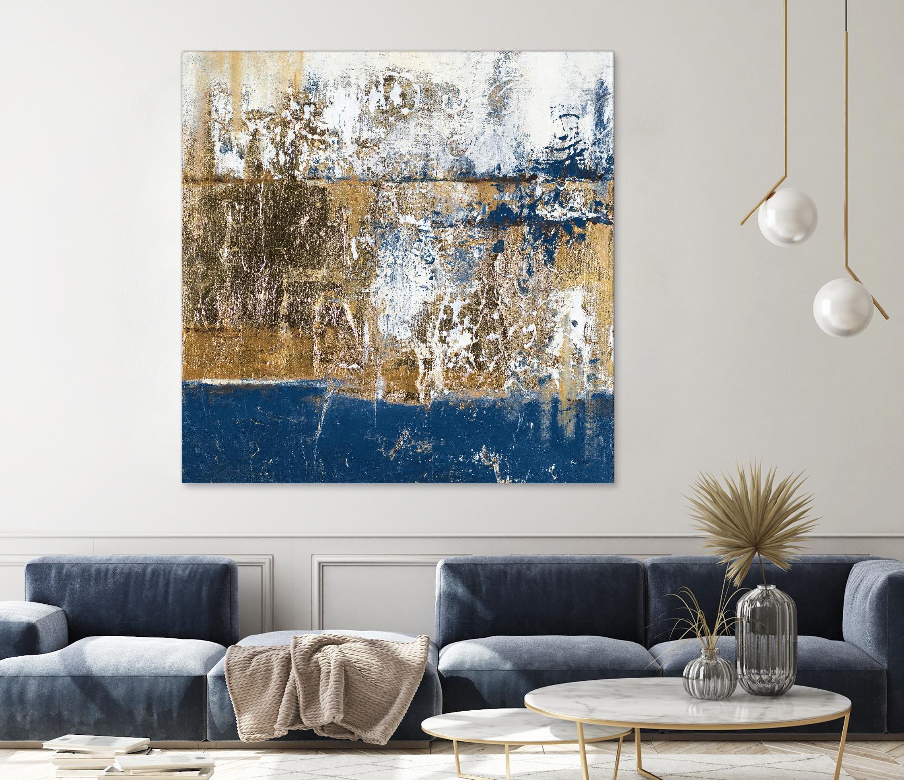 Blue Contemporaneo - Modern Home Decor for Living Room & Bedroom | Stylish Wall Art & Interior Design Accent