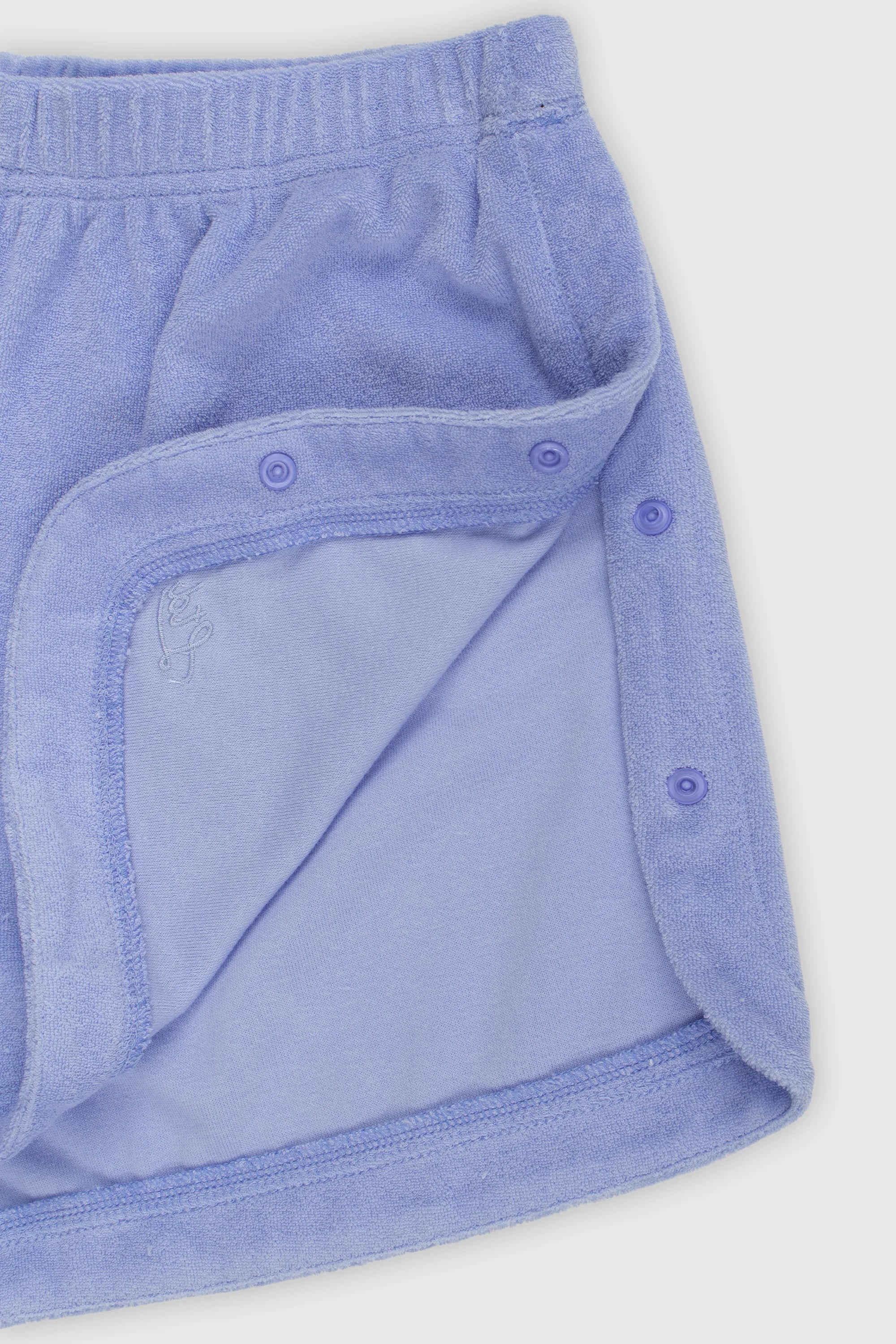 Stylish Terry Snap Shorts for Men & Women - Comfortable Cotton Casual Shorts with Snap Closure - Perfect for Summer, Beach, Gym & Lounge Wear