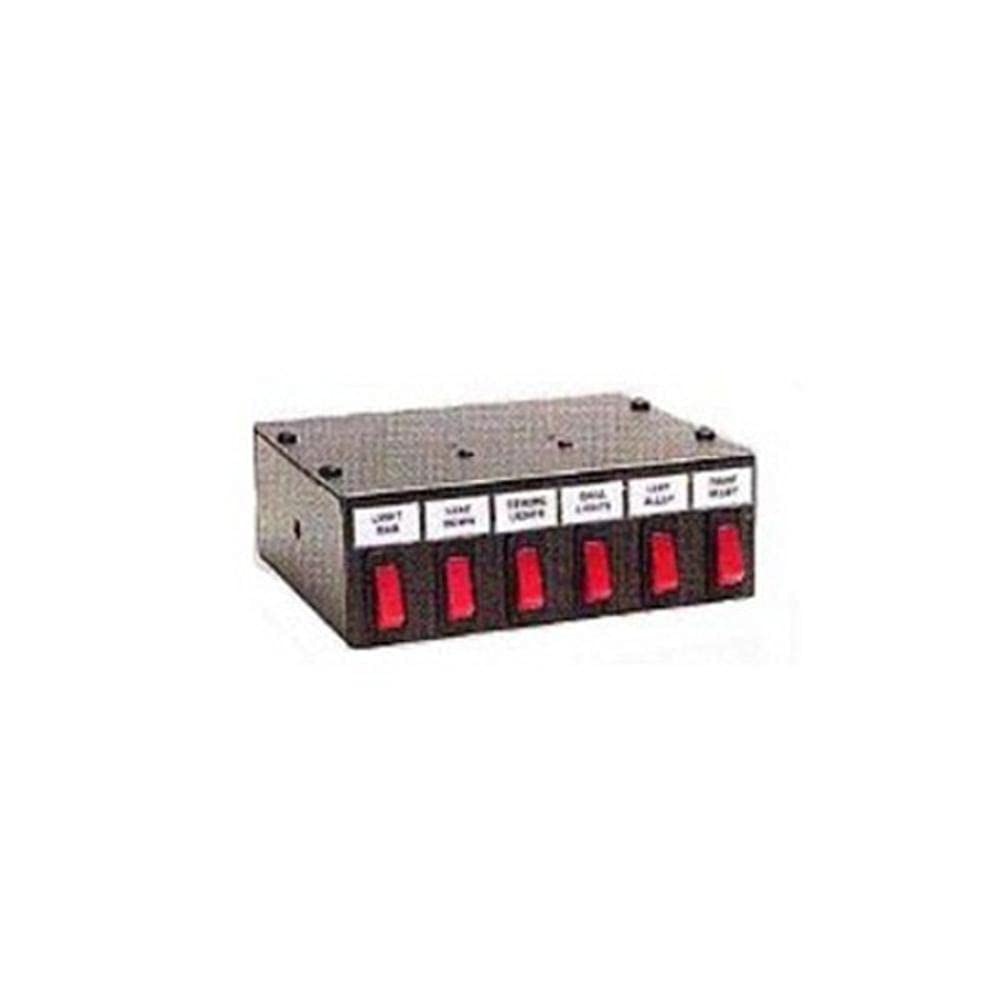 RAParts SB4020 Deluxe Strobe Light Bar Switch Box for Emergency Vehicles - AeroStar Starbar & Interceptor LED Light Bars - Police, Fire Truck, Construction Vehicle Warning Lights