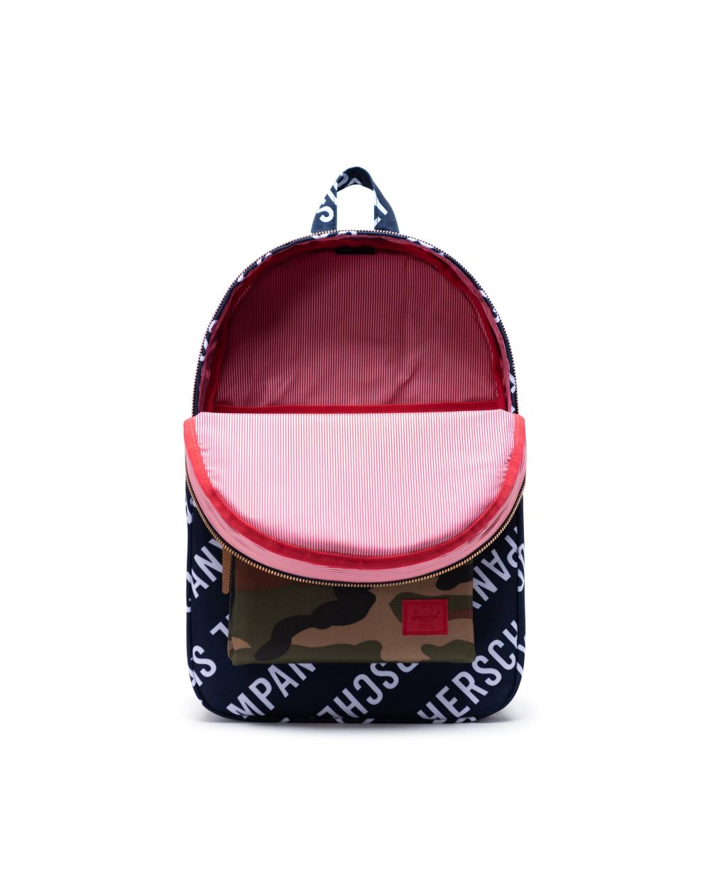 Herschel Supply Co. Settlement Backpack - Roll Call Peacoat/Woodland Camo - Durable Laptop Backpack for School, Travel & Work - Water-Resistant Daypack for Commuters & Students